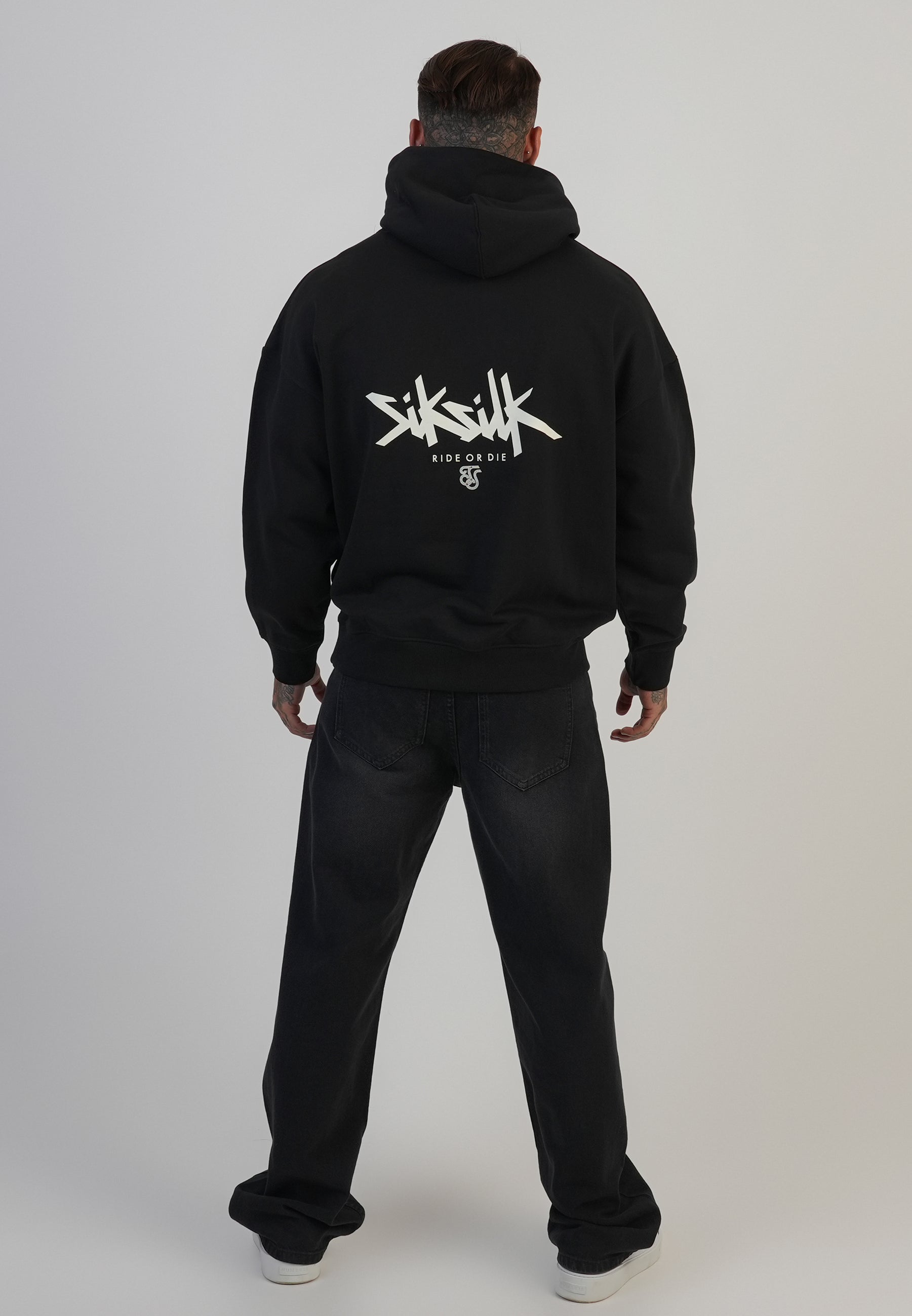 Graphic Hoodie in Black Hoodie SikSilk