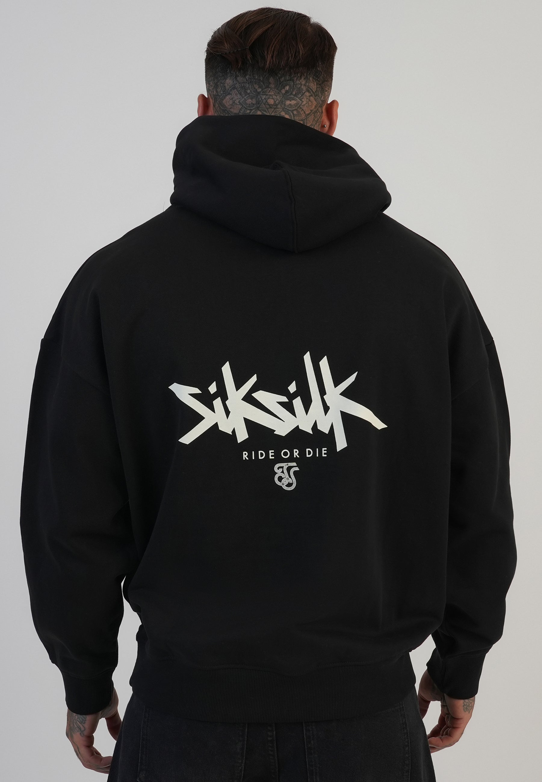 Graphic Hoodie in Black Hoodie SikSilk