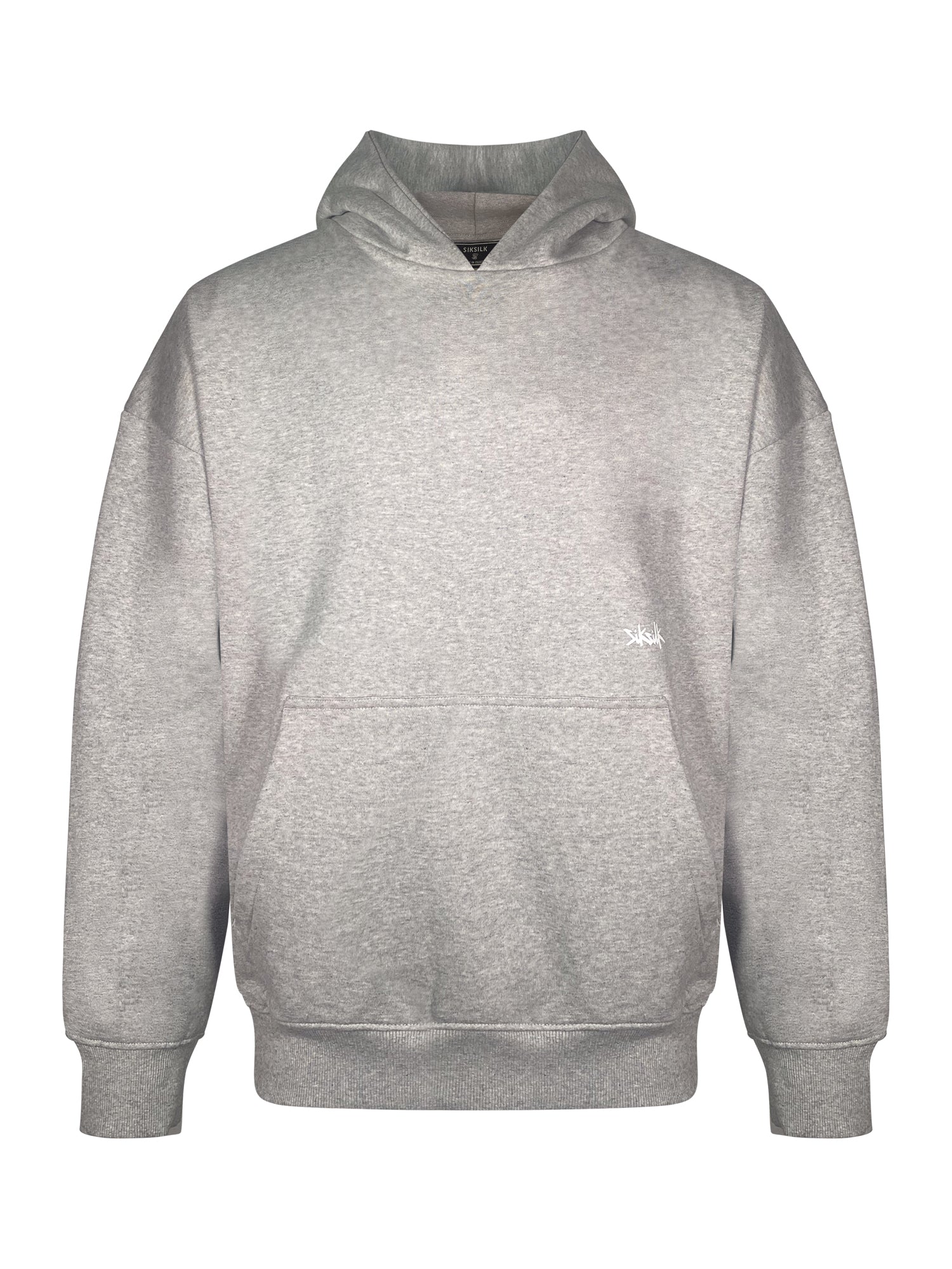 Graphic Hoodie in Grey Marl Hoodie SikSilk