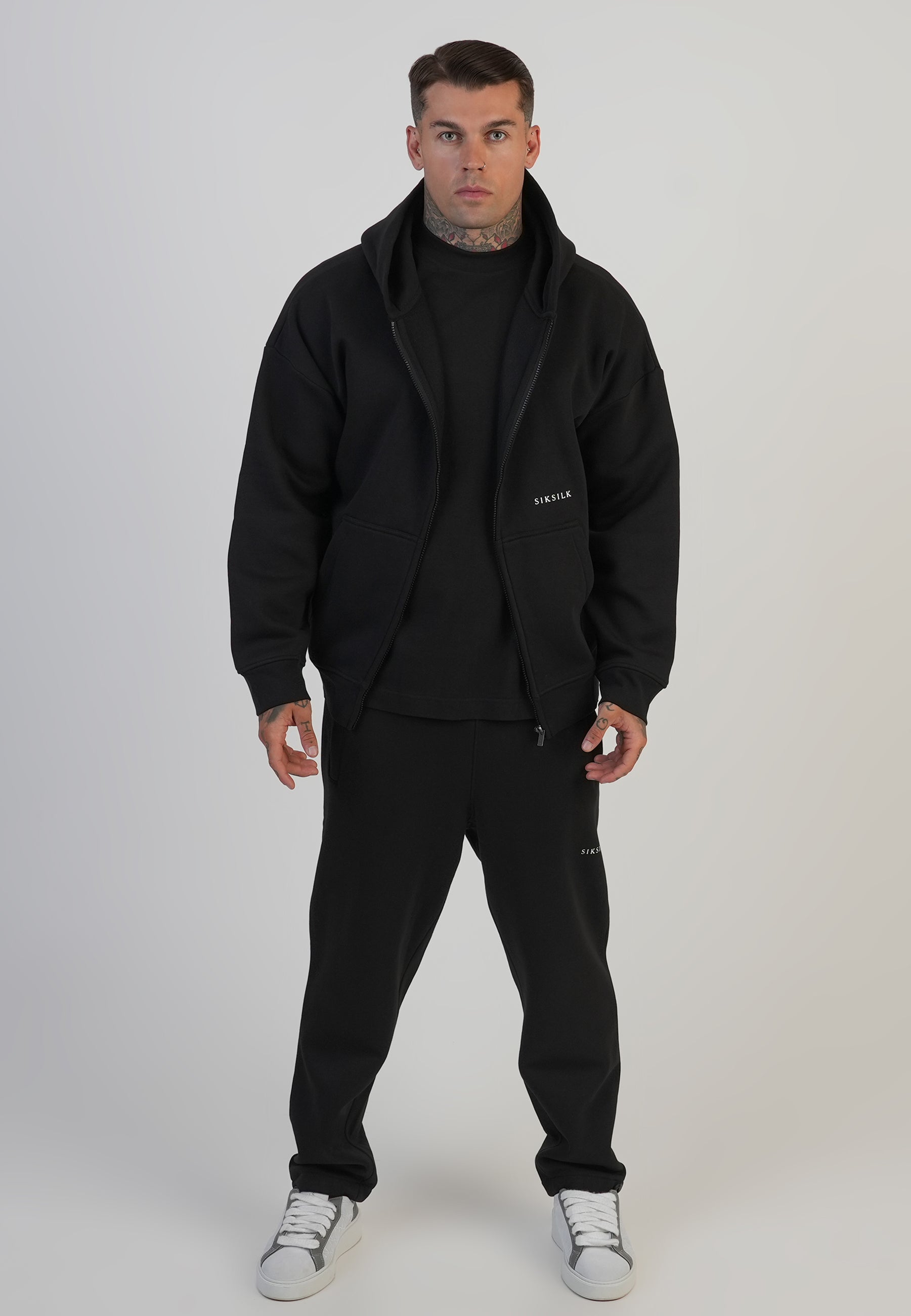 Track Pants in Black Pants SikSilk