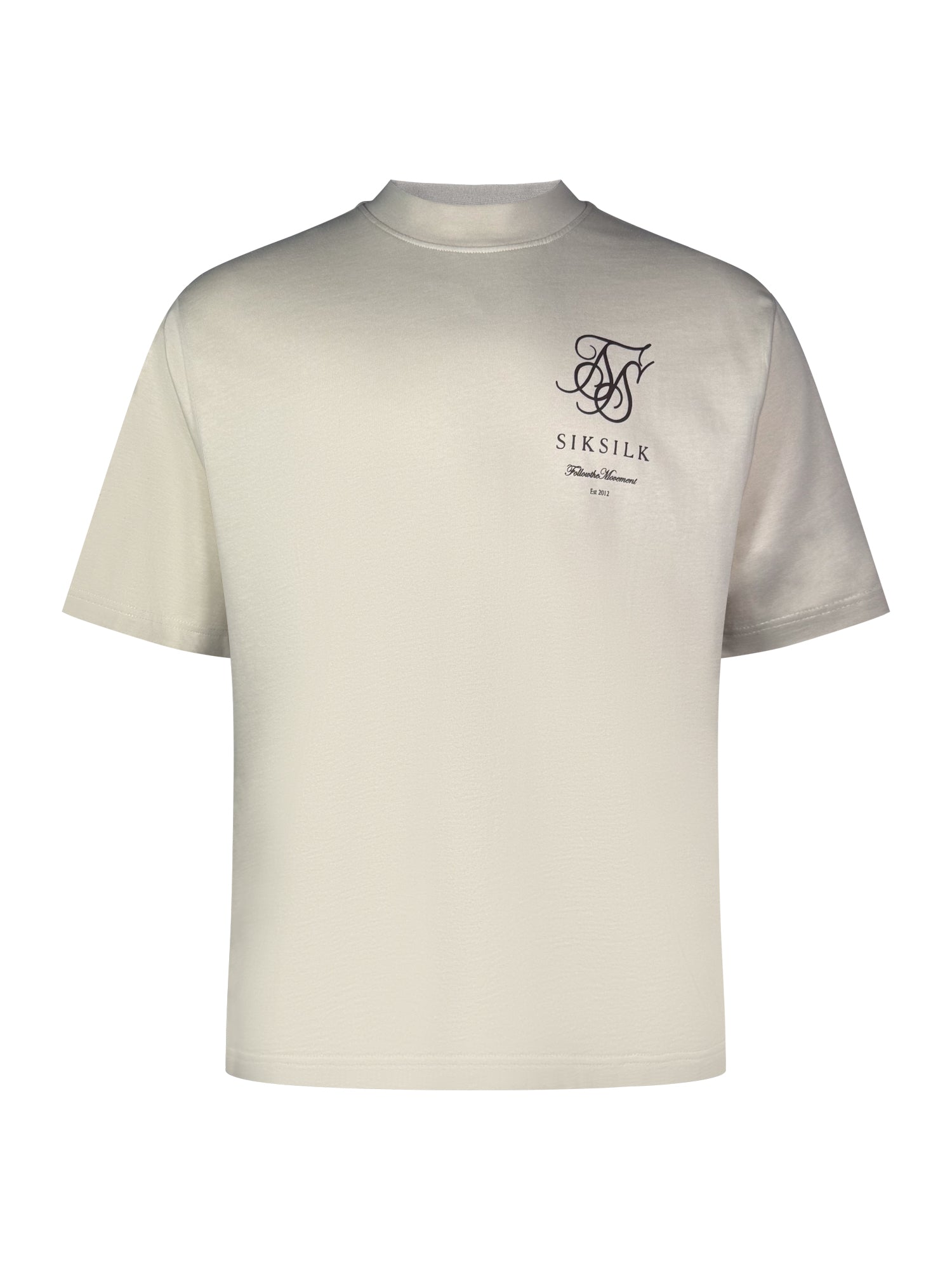 Logo T-shirt in ecru T-shirts SikSilk