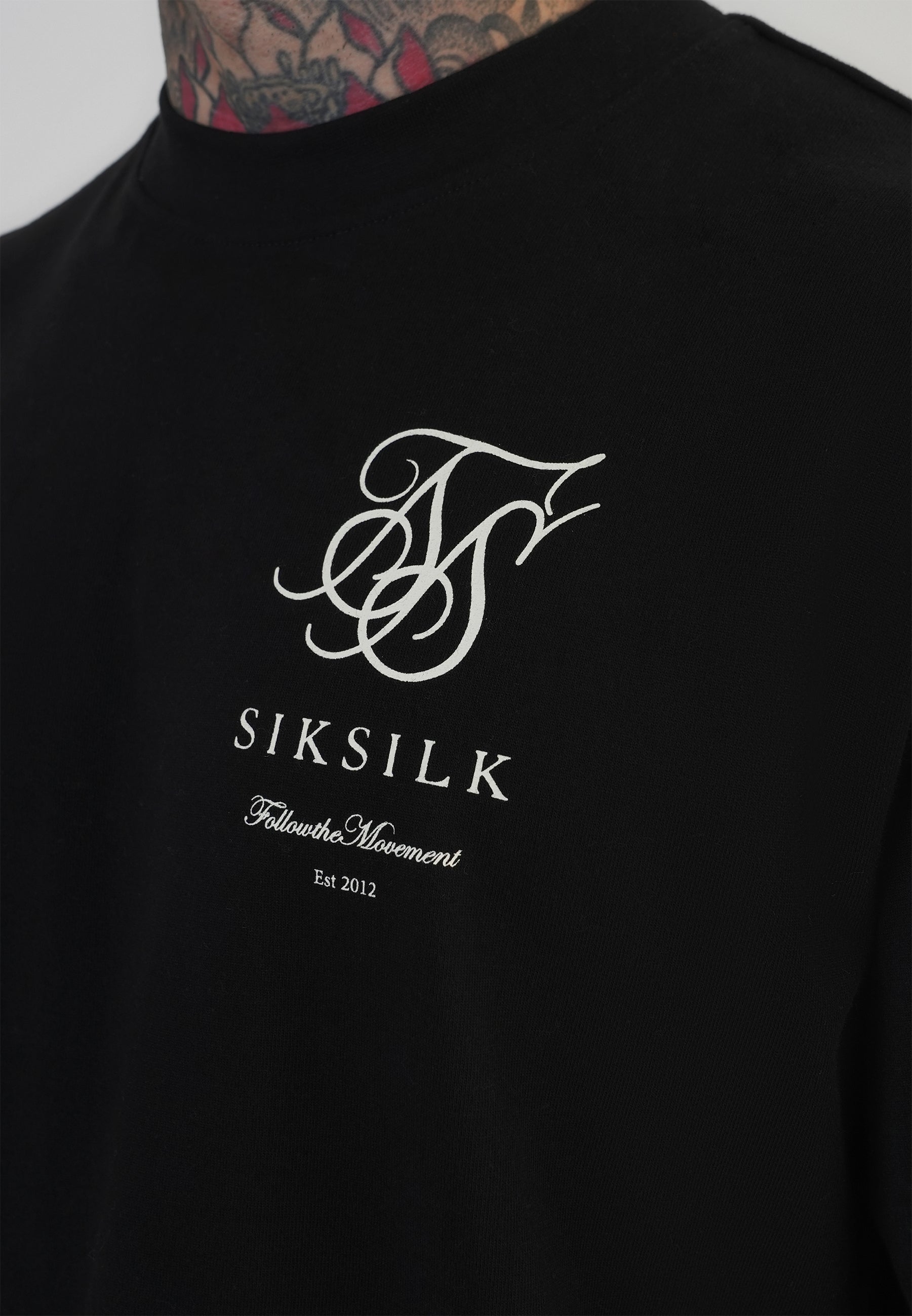 Logo T-Shirt in Black T-Shirts SikSilk