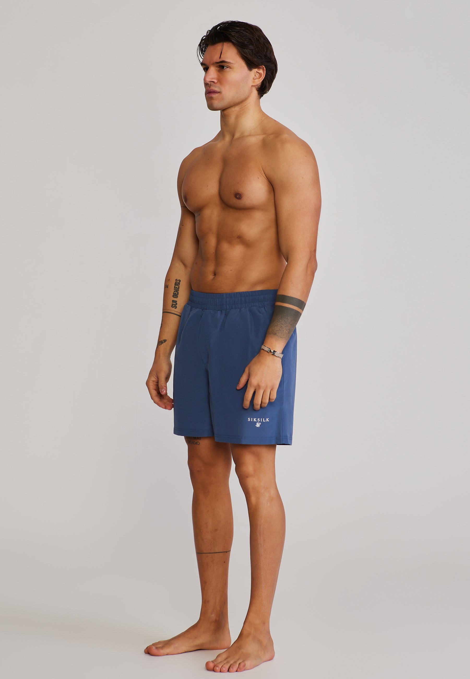 Swim shorts in blue Swim trunks SikSilk