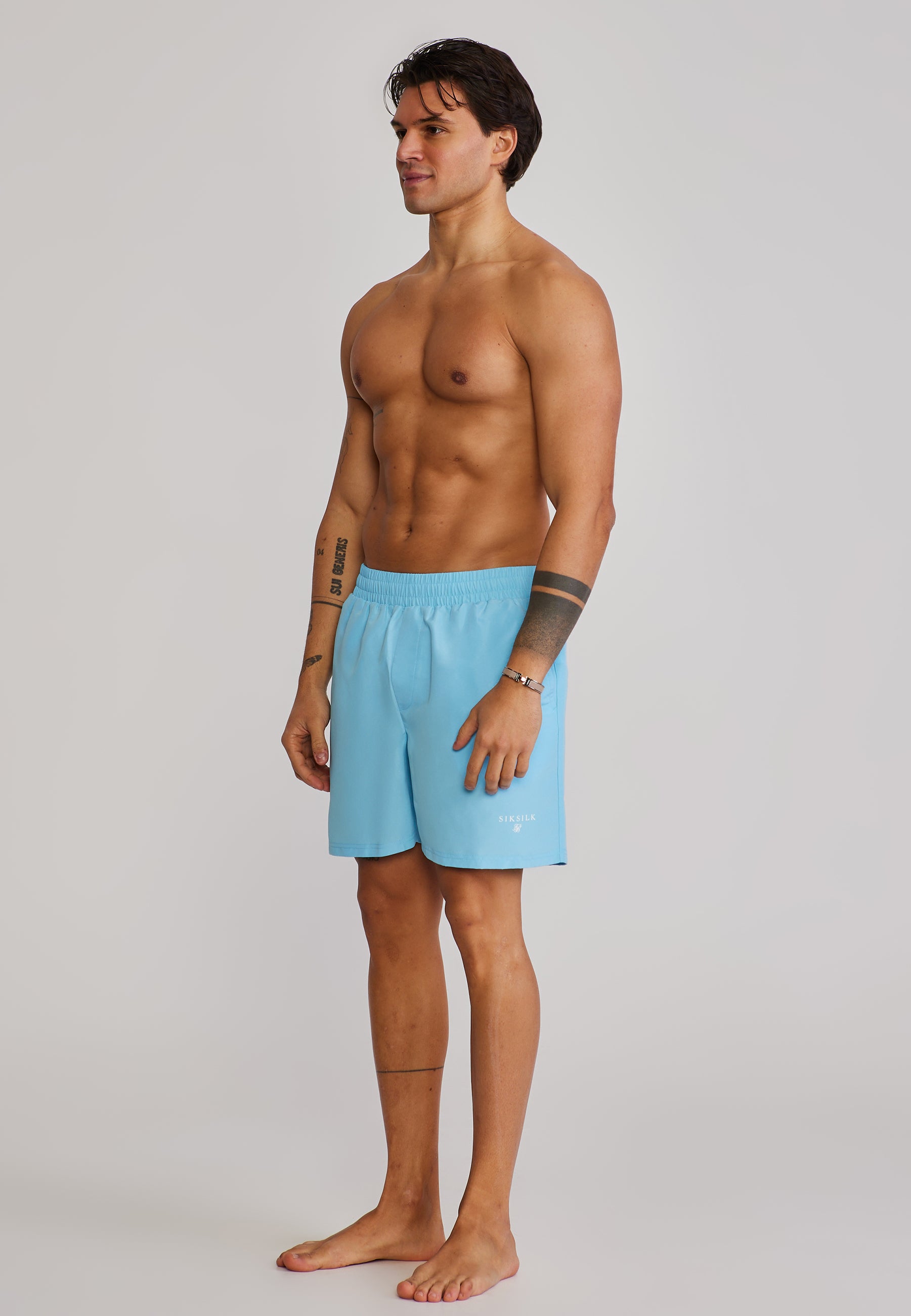 Swim shorts in blue Swim trunks SikSilk
