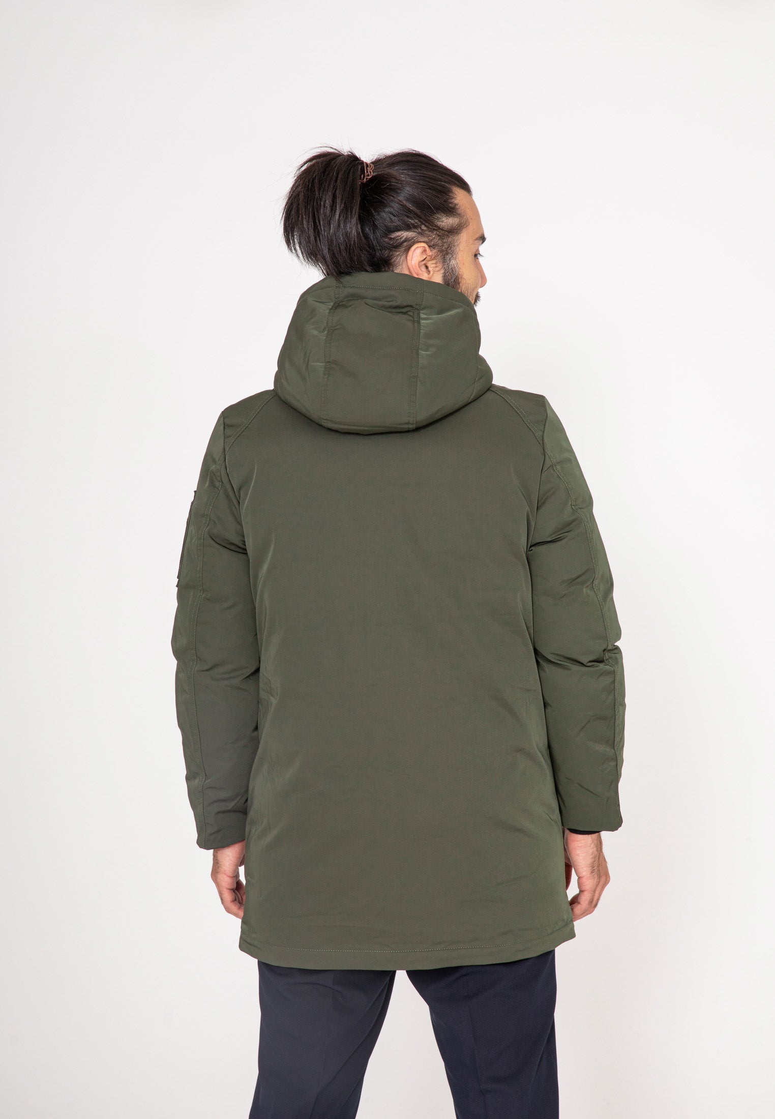 Telluride M long jacket in D.Khaki Jackets Bombers Original