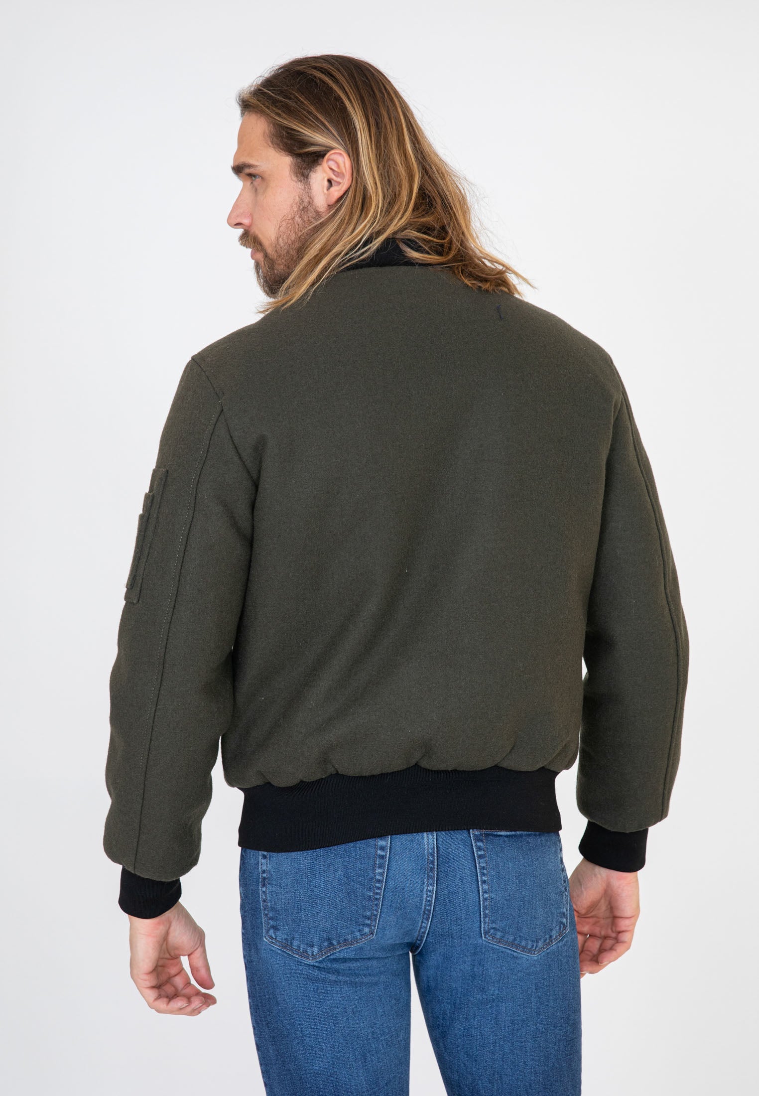 Track M bomber jacket in kaki Jackets Bombers Original