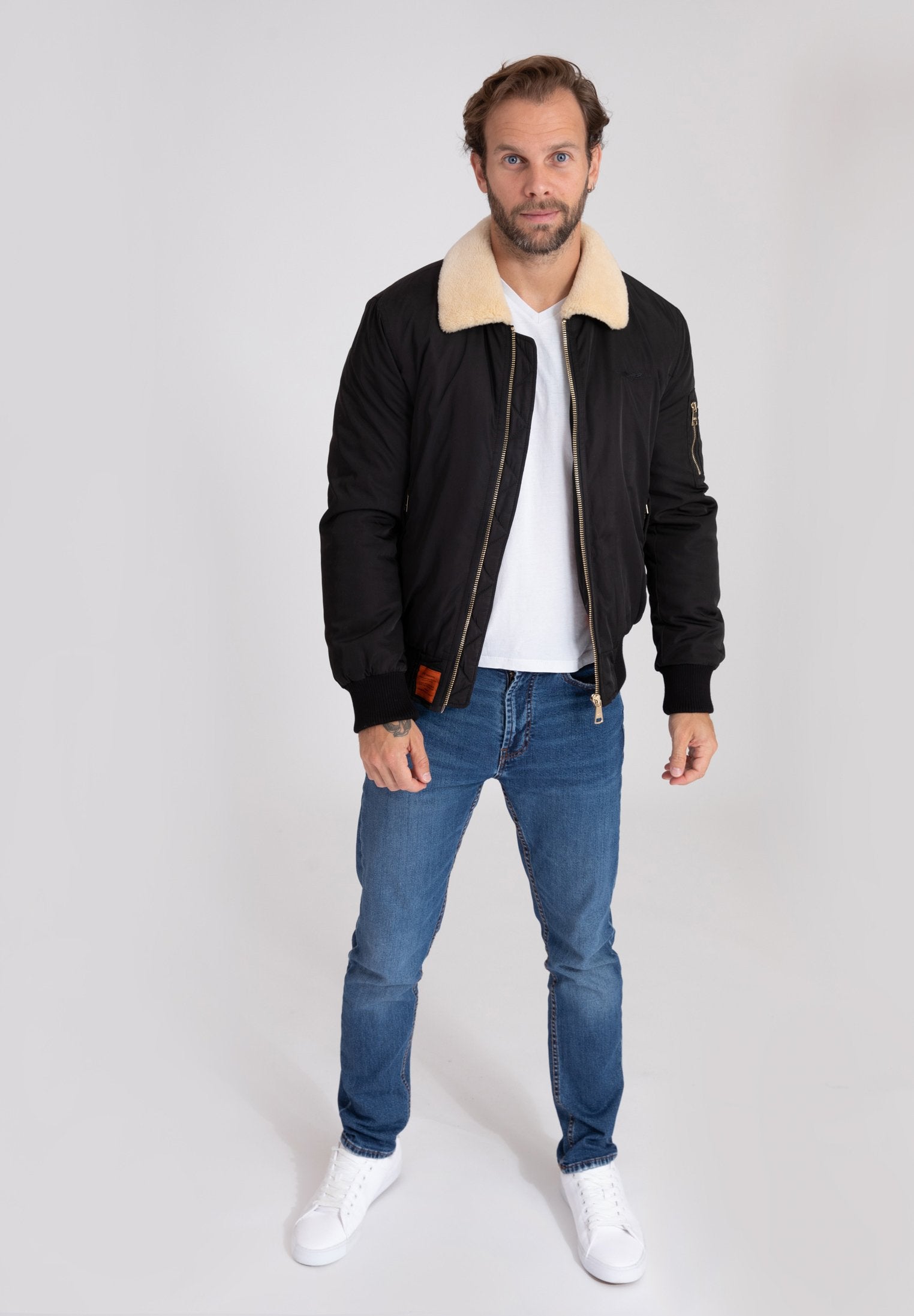 Versmold M bomber jacket in Black Jackets Bombers Original