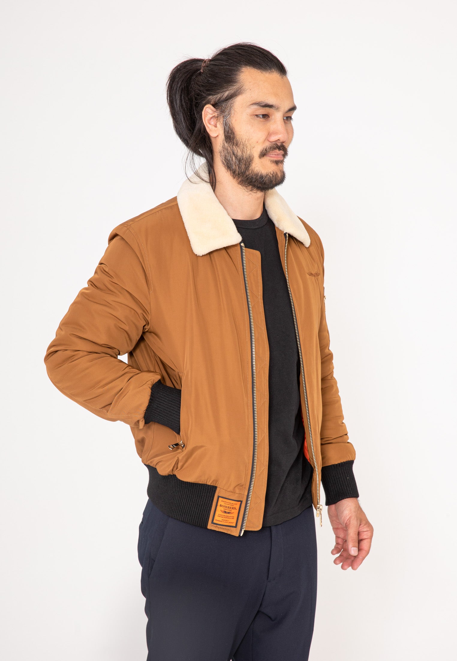 Versmold M bomber jacket in camel jackets Bombers Original