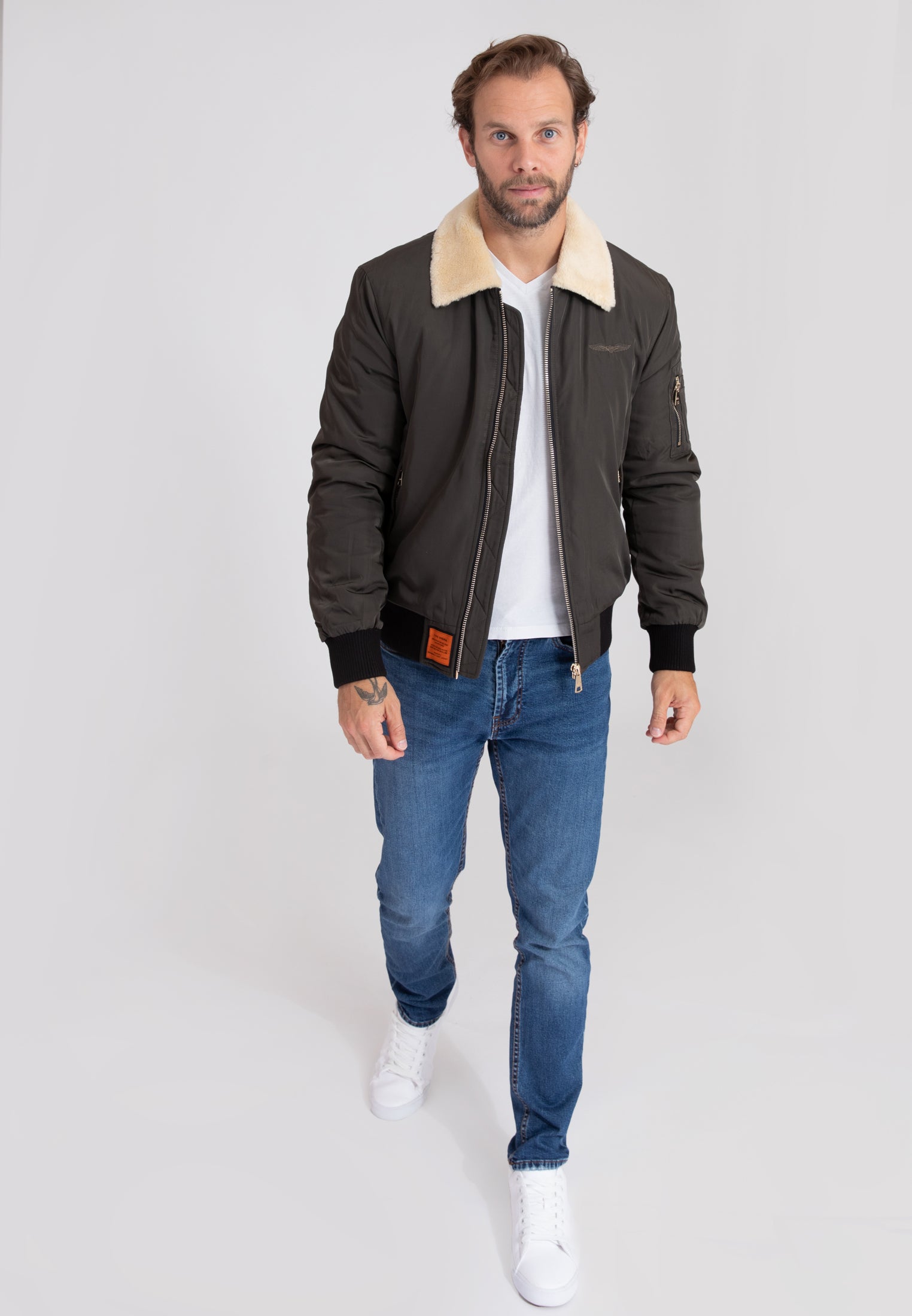 Versmold M bomber jacket in D.Khaki Jackets Bombers Original
