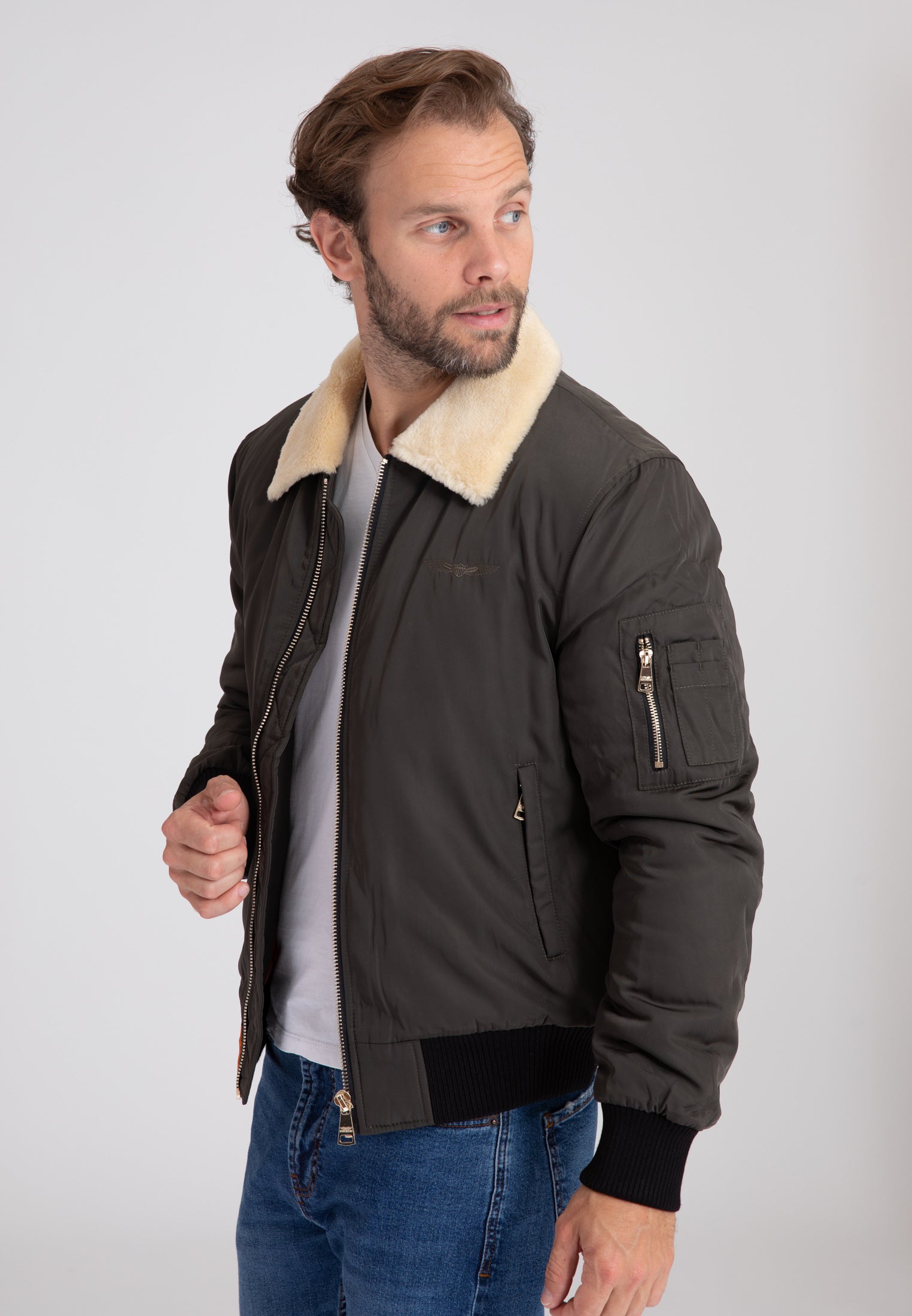 Versmold M bomber jacket in D.Khaki Jackets Bombers Original