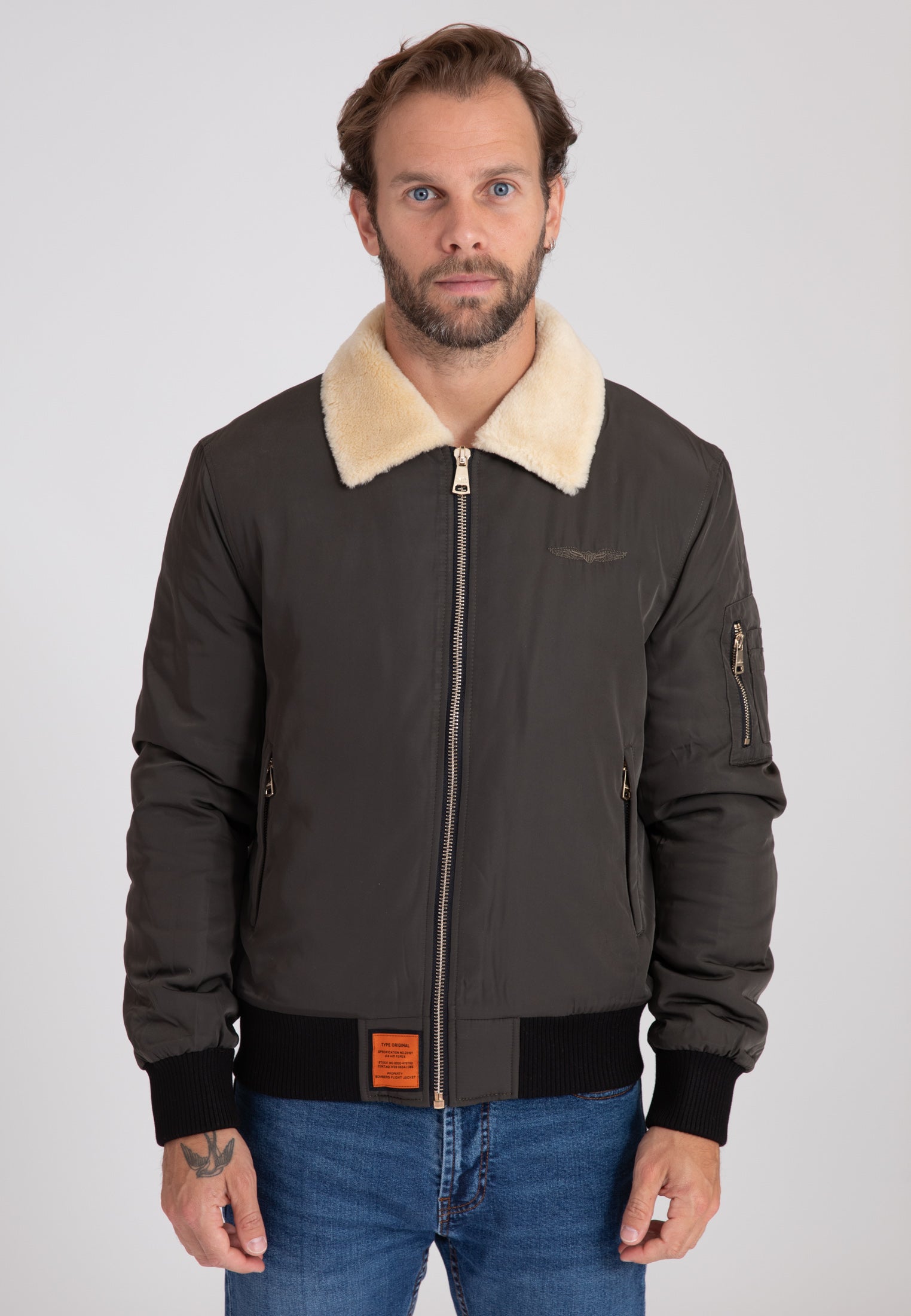 Versmold M bomber jacket in D.Khaki Jackets Bombers Original