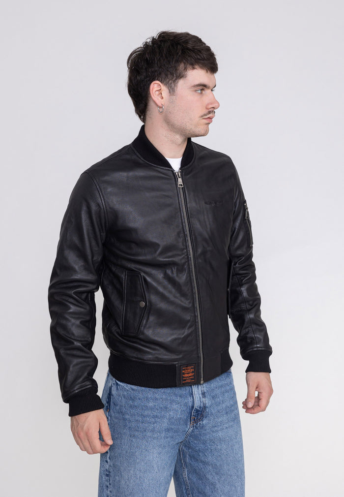 Viper M leather jacket in Black Jackets Bombers Original