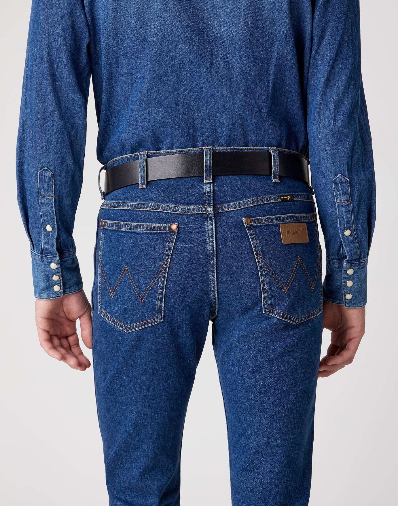 Cable Buckle Belt in Black Belt Wrangler