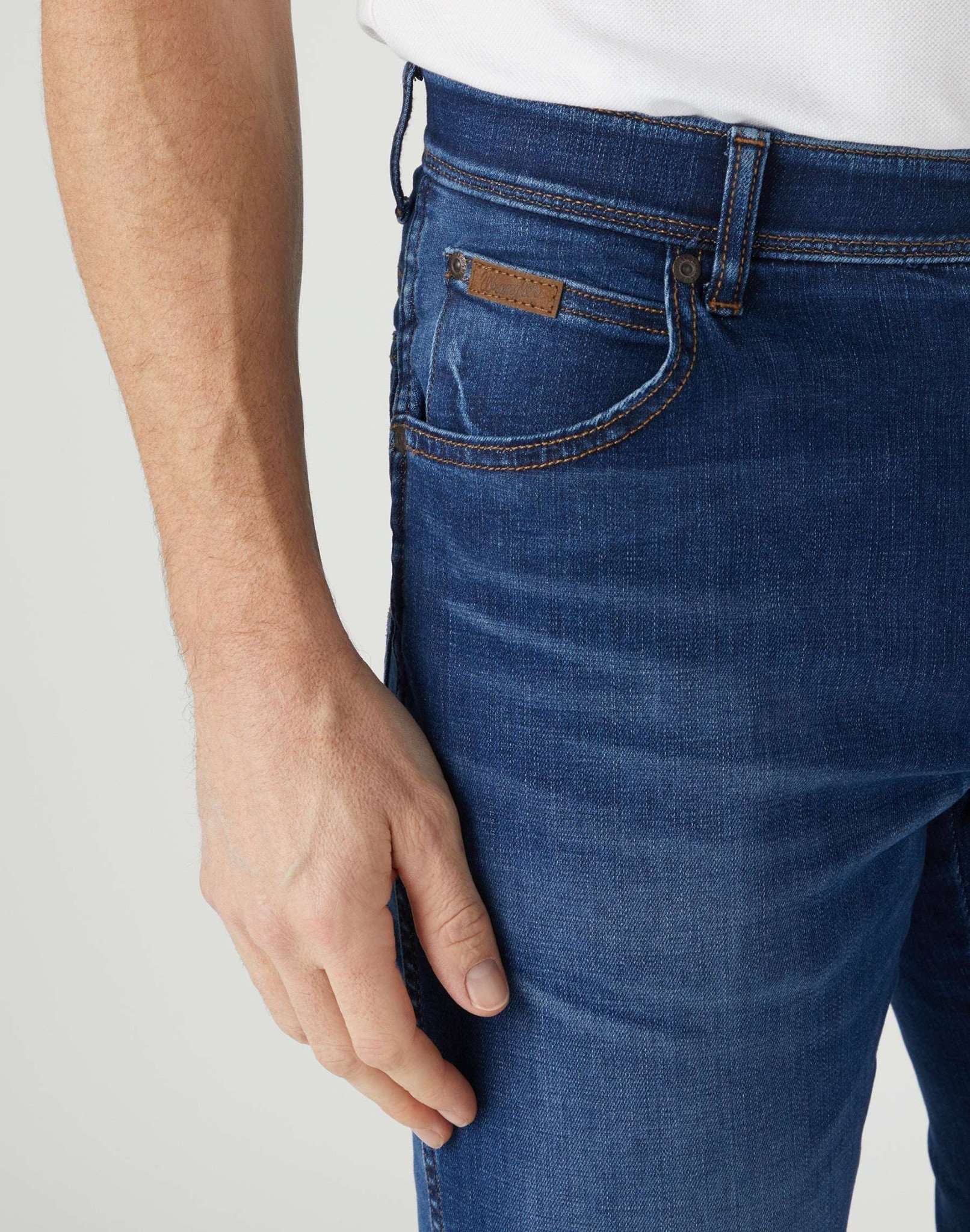 Texas Slim High Stretch in Rodeo Bull Jeans Wrangler