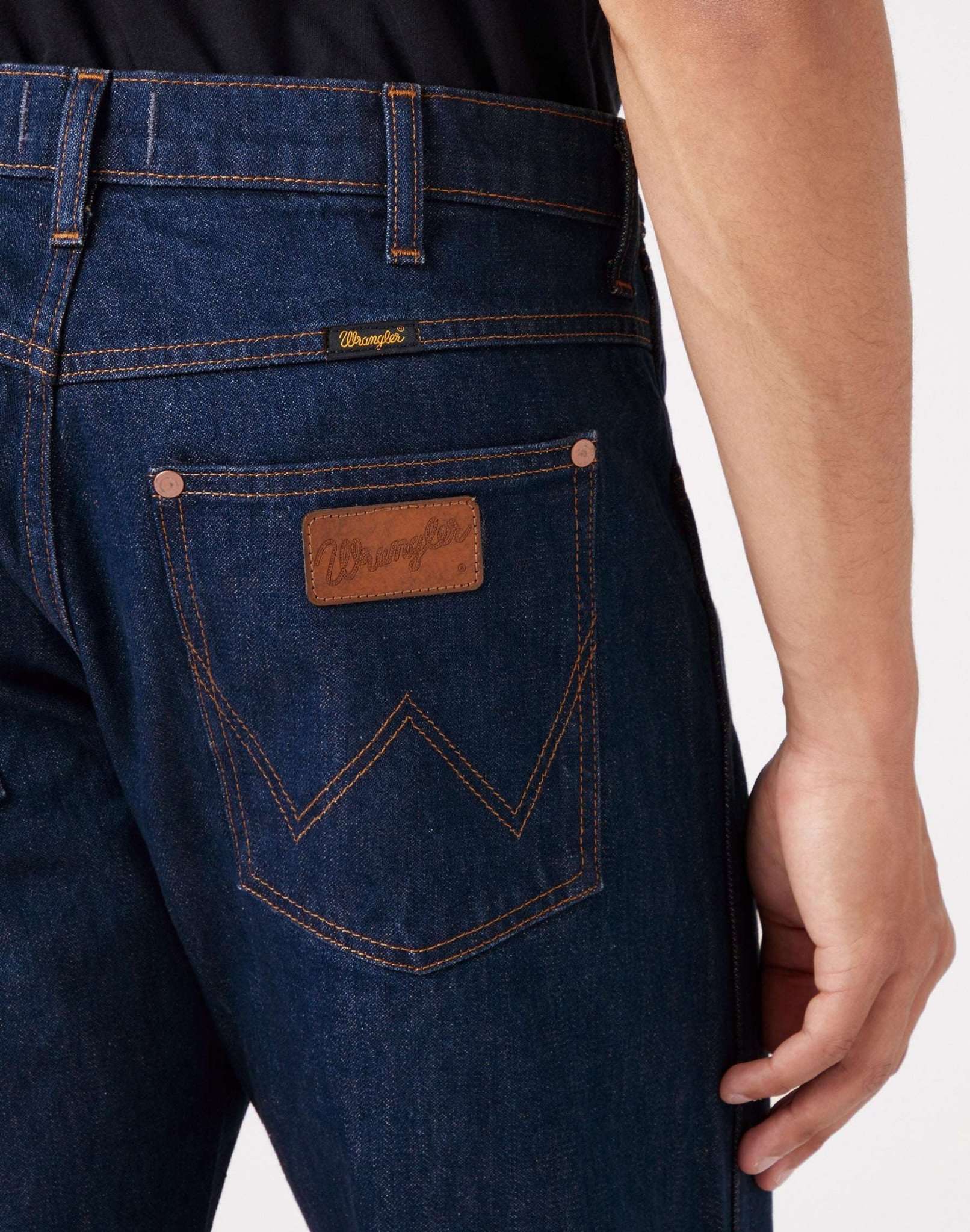 Frontier in Wrangler Blue Jeans Wrangler