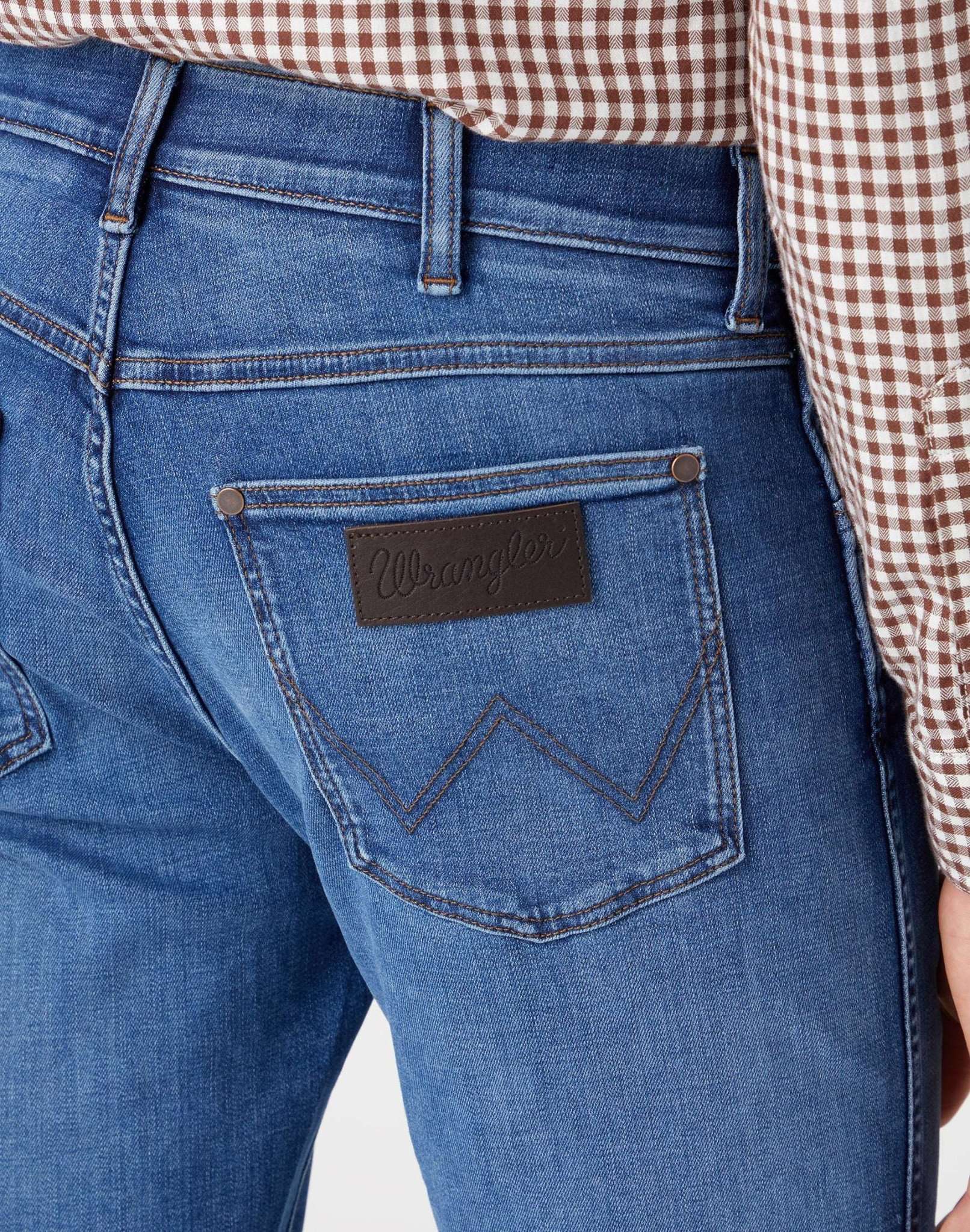 Larston High Stretch in Rough Rided Jeans Wrangler