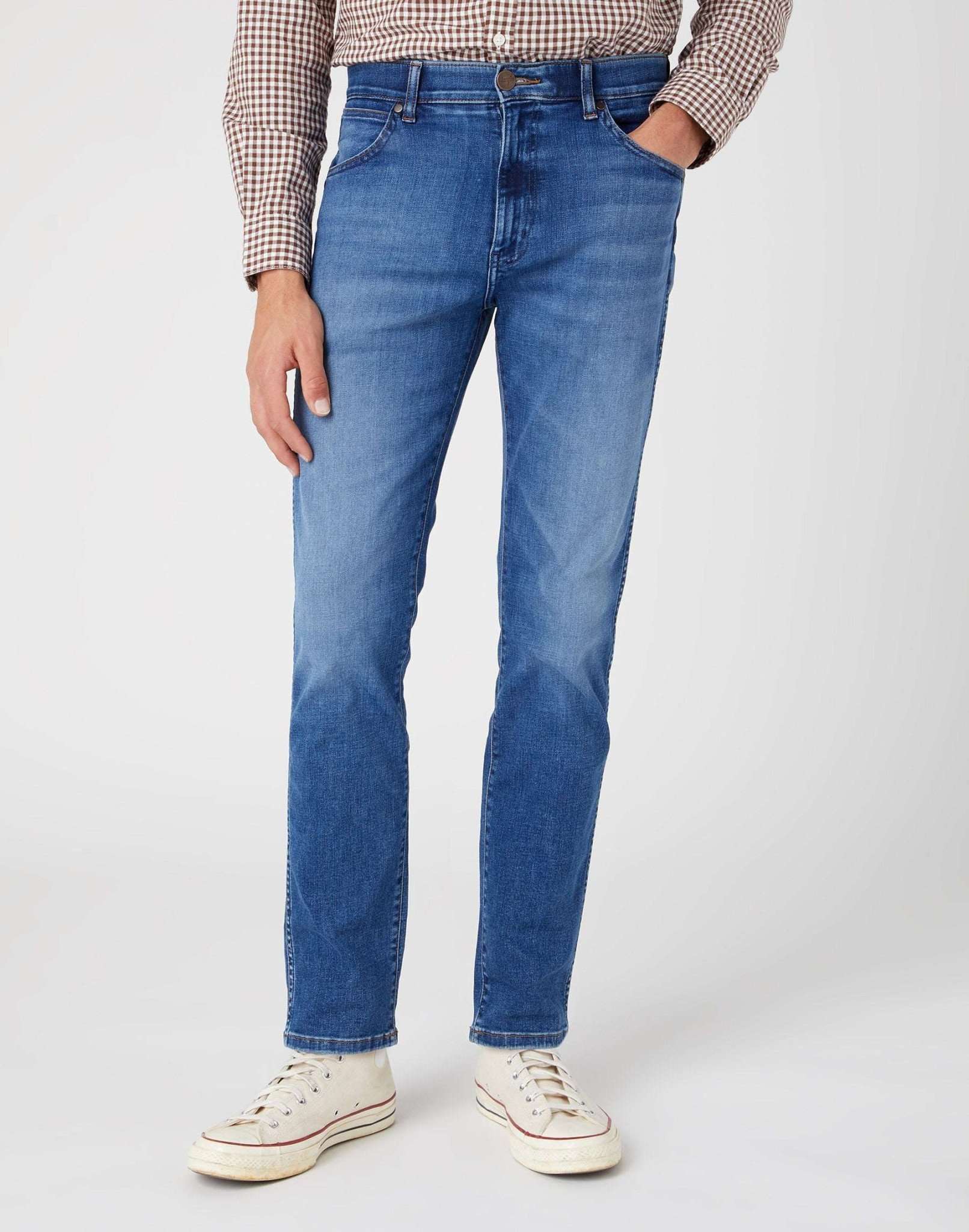 Larston High Stretch in Rough Rided Jeans Wrangler
