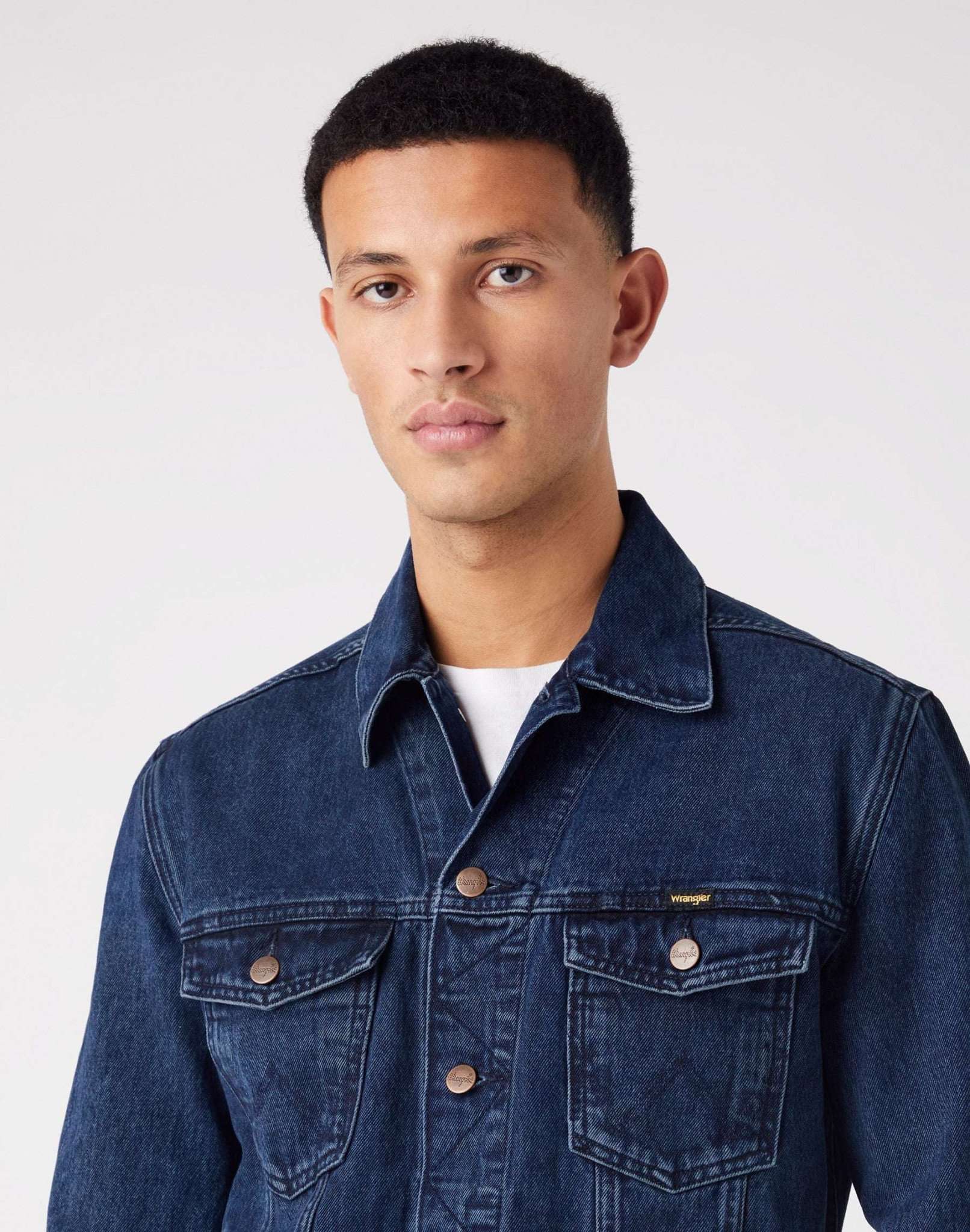 Authentic Jacket in Coalblue Stone Jackets Wrangler