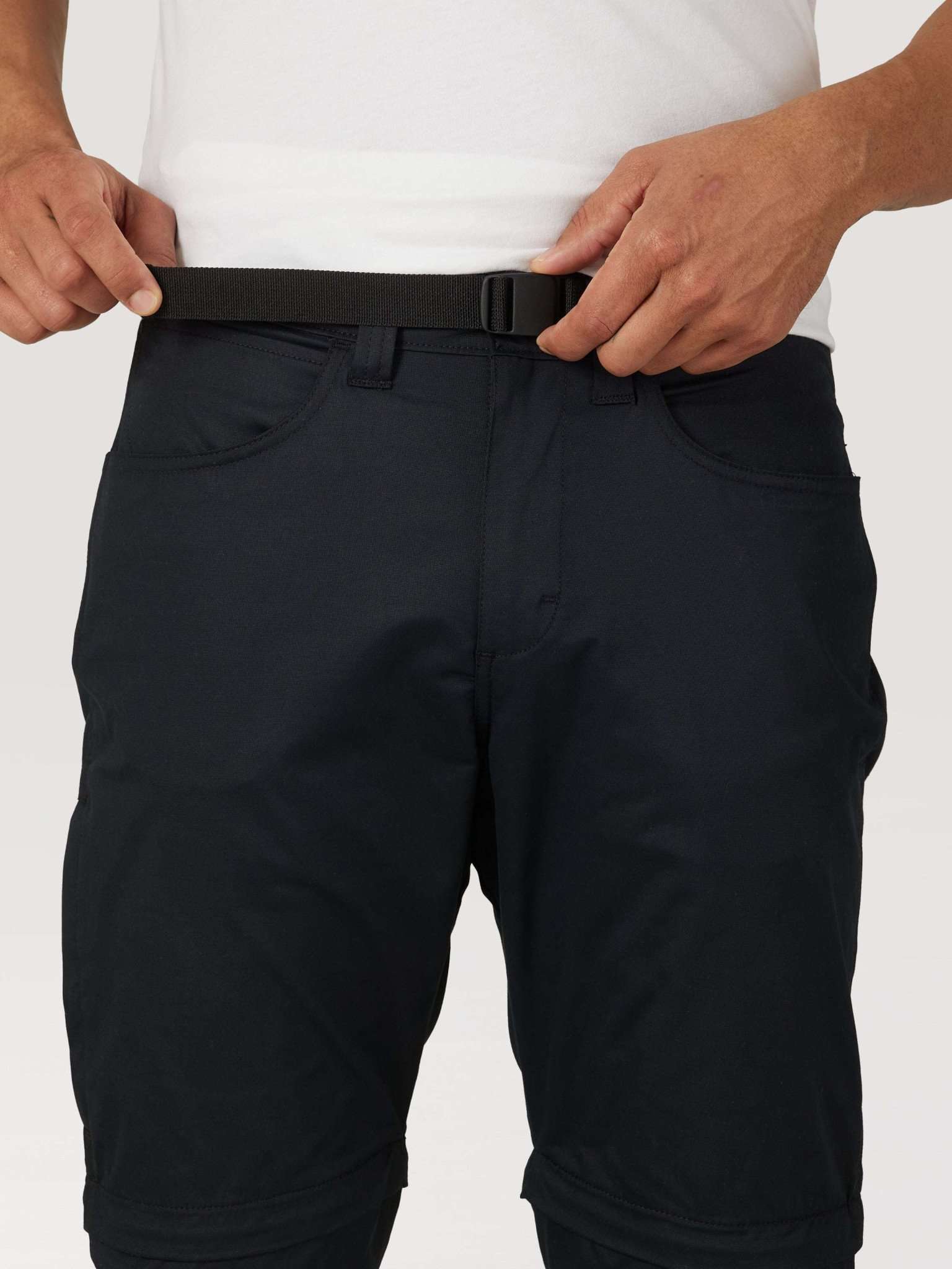 All Terrain Gear Packable Zipoff Cargo in Black Pants Wrangler