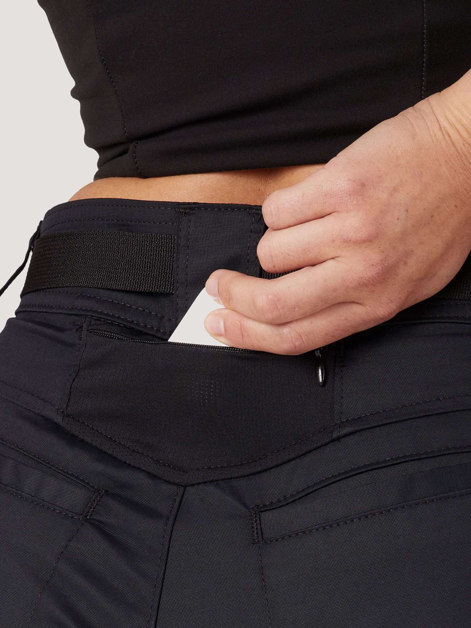 Packable Zipoff Pant in Black Pants Wrangler