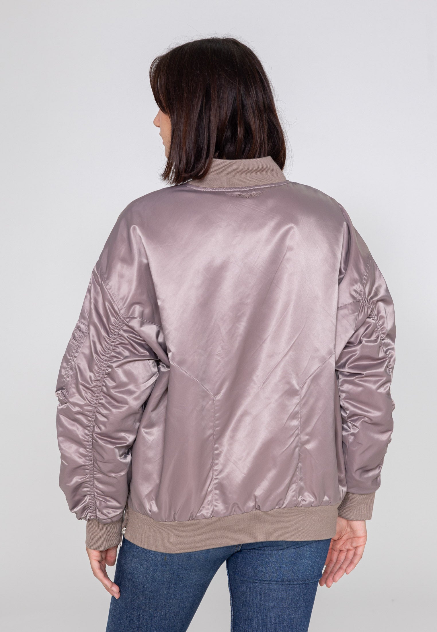 Wavy U bomber jacket in pink Jackets Bombers Original