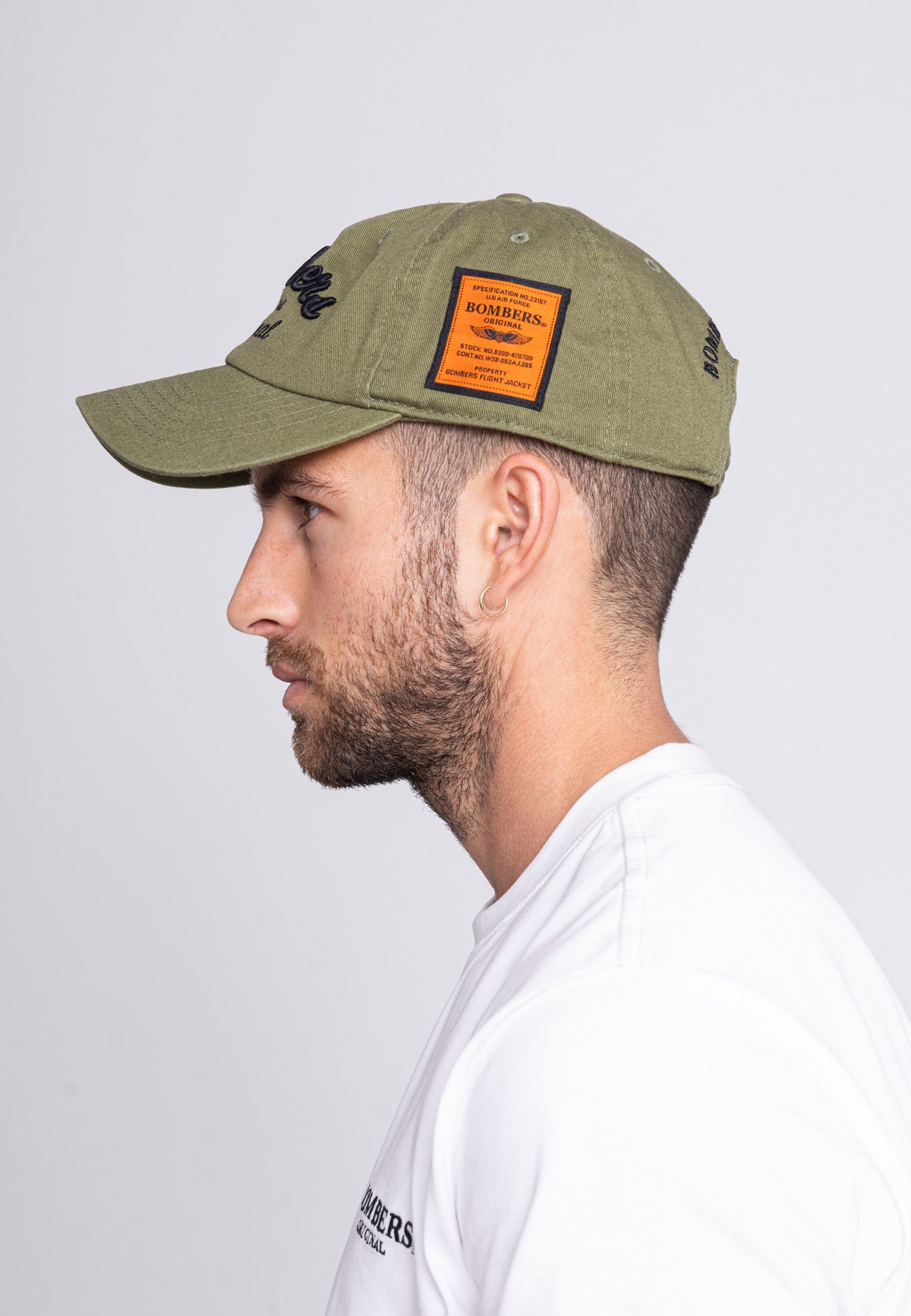 Weslake U Cap in Kaki Caps Bombers Original