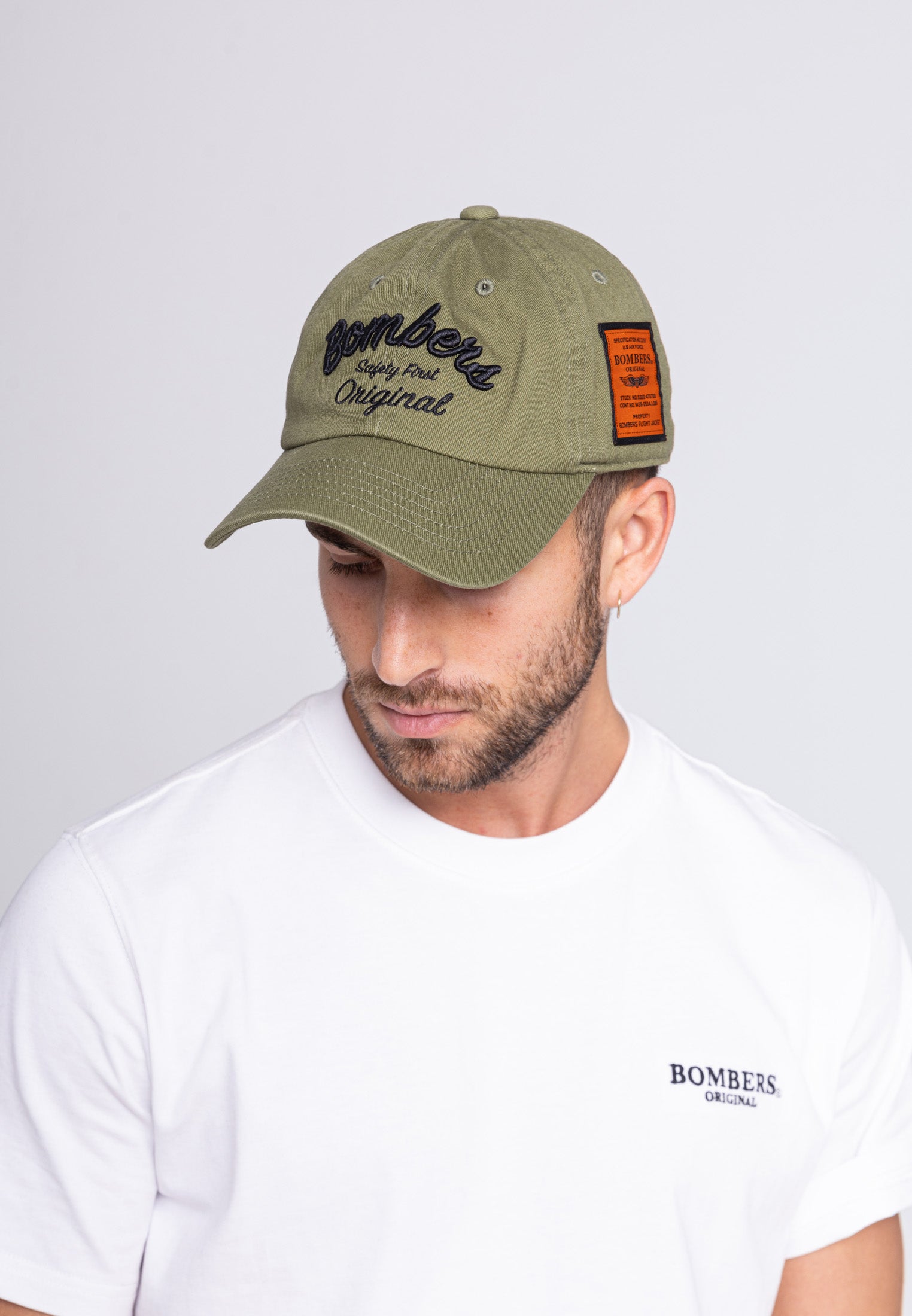 Weslake U Cap in Kaki Caps Bombers Original