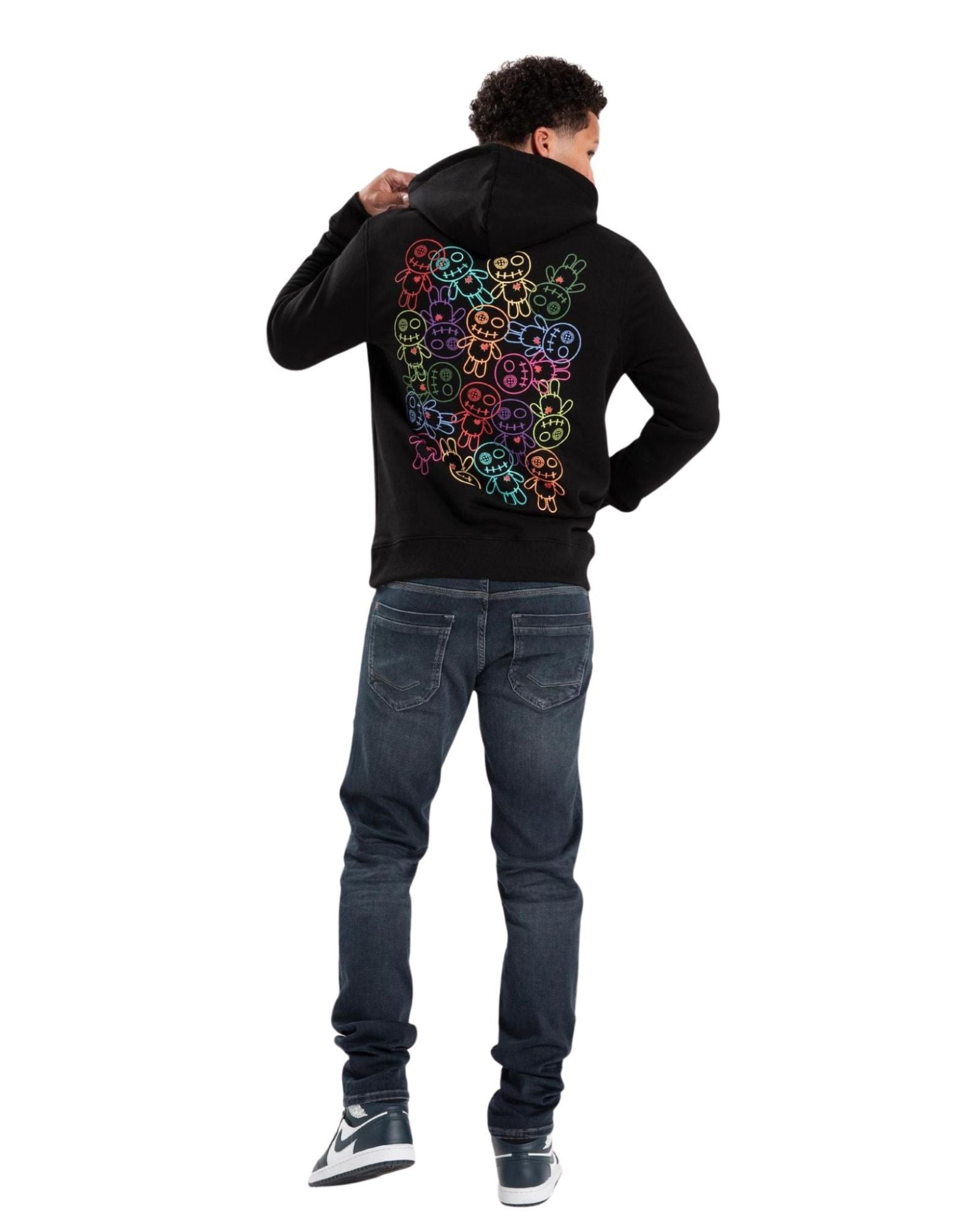 Bellevue Hoodie in Black Hoodie Wrong Friends