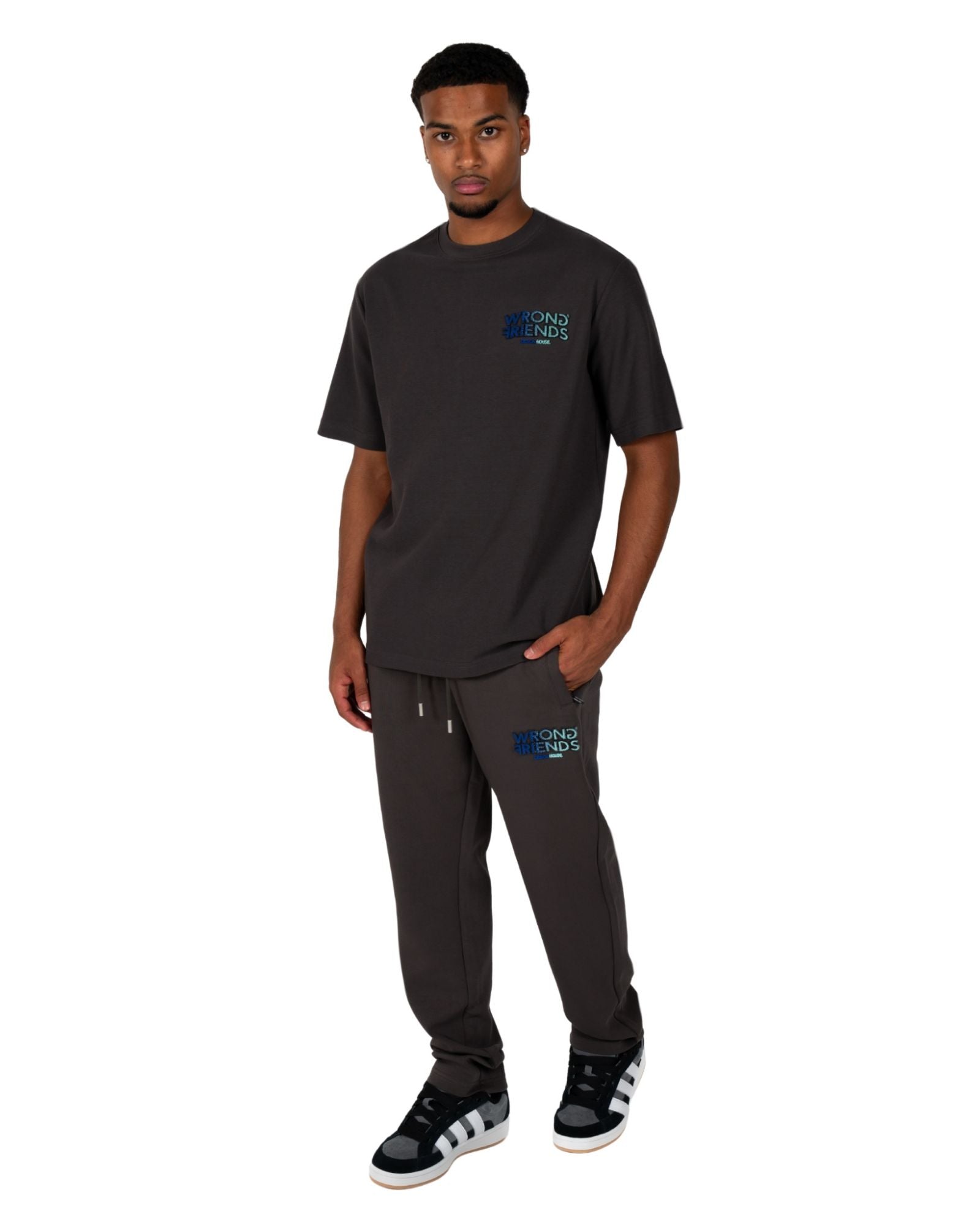 Simi Valley T-shirt in gray/blue T-shirts Wrong Friends