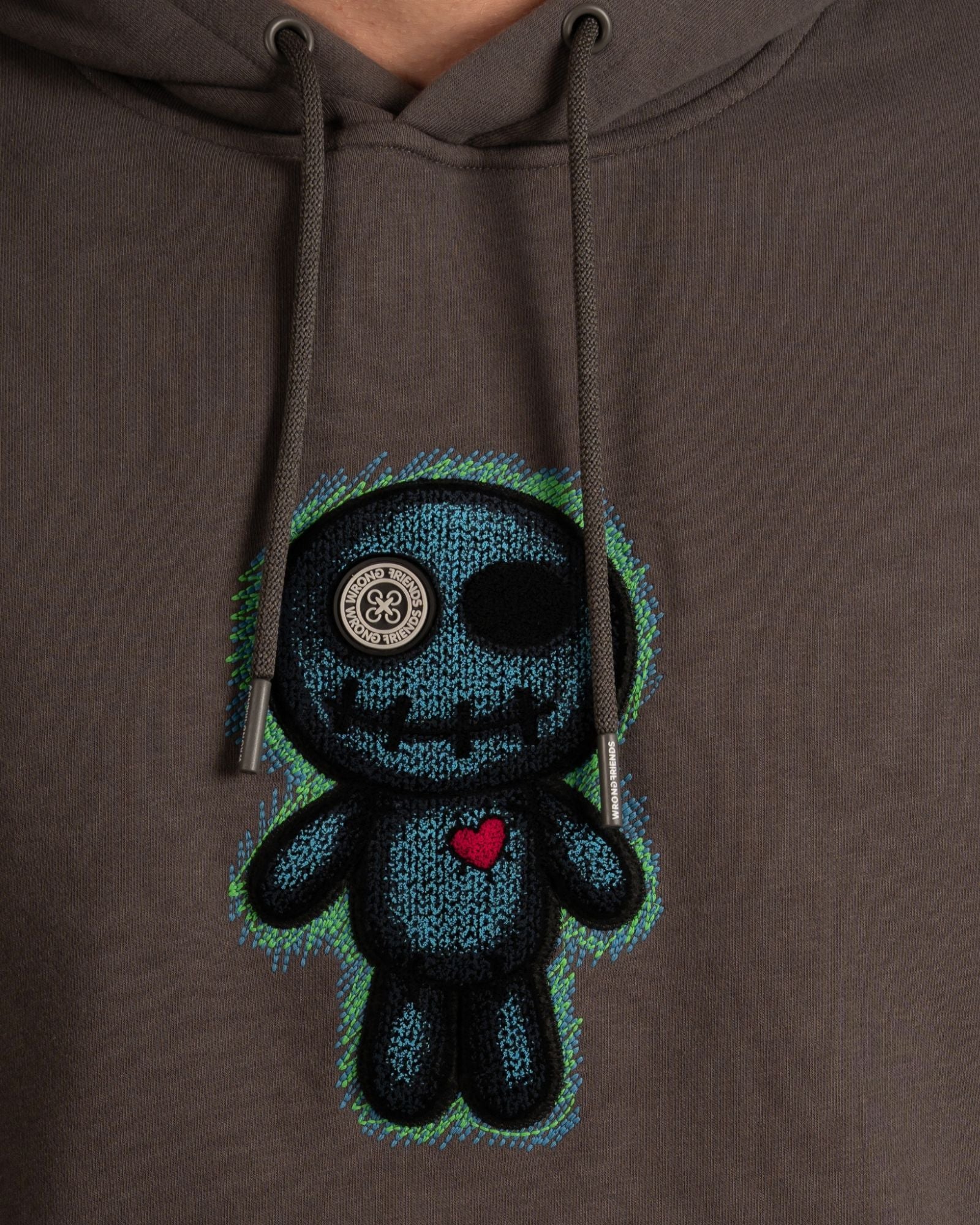 Williams Hoodie in Grey Hoodie Wrong Friends