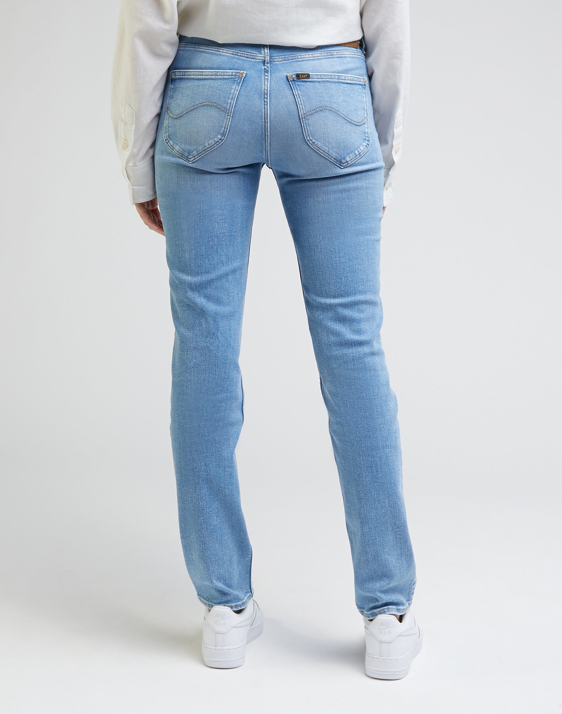 Marion Straight In Rushing In Light Jeans Lee