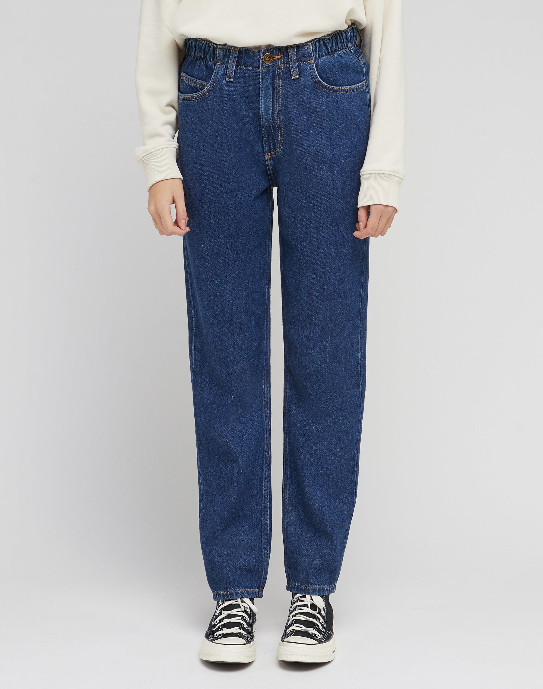 Elasticated Carol in Brisk Inhale Jeans Lee