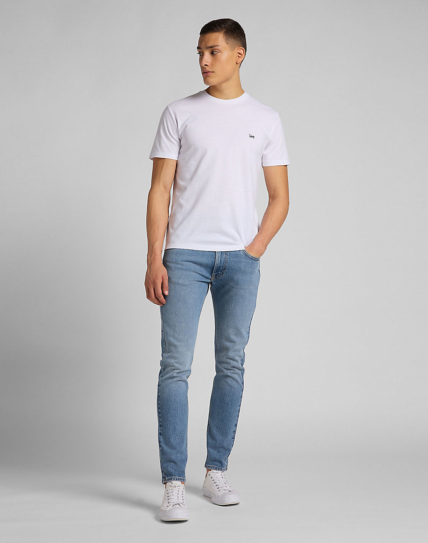 Short Sleeve Patch Logo Tee in White T-Shirts Lee