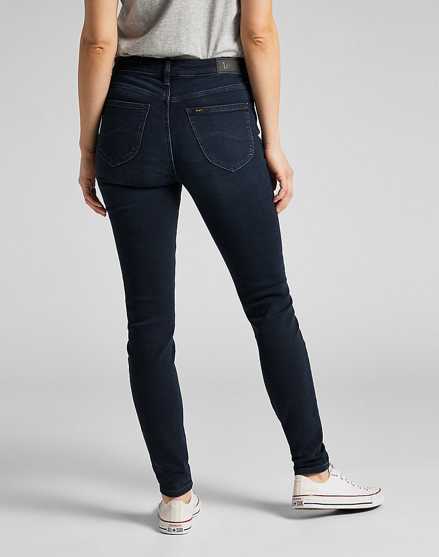 Scarlett High in Worn Ebony Jeans Lee