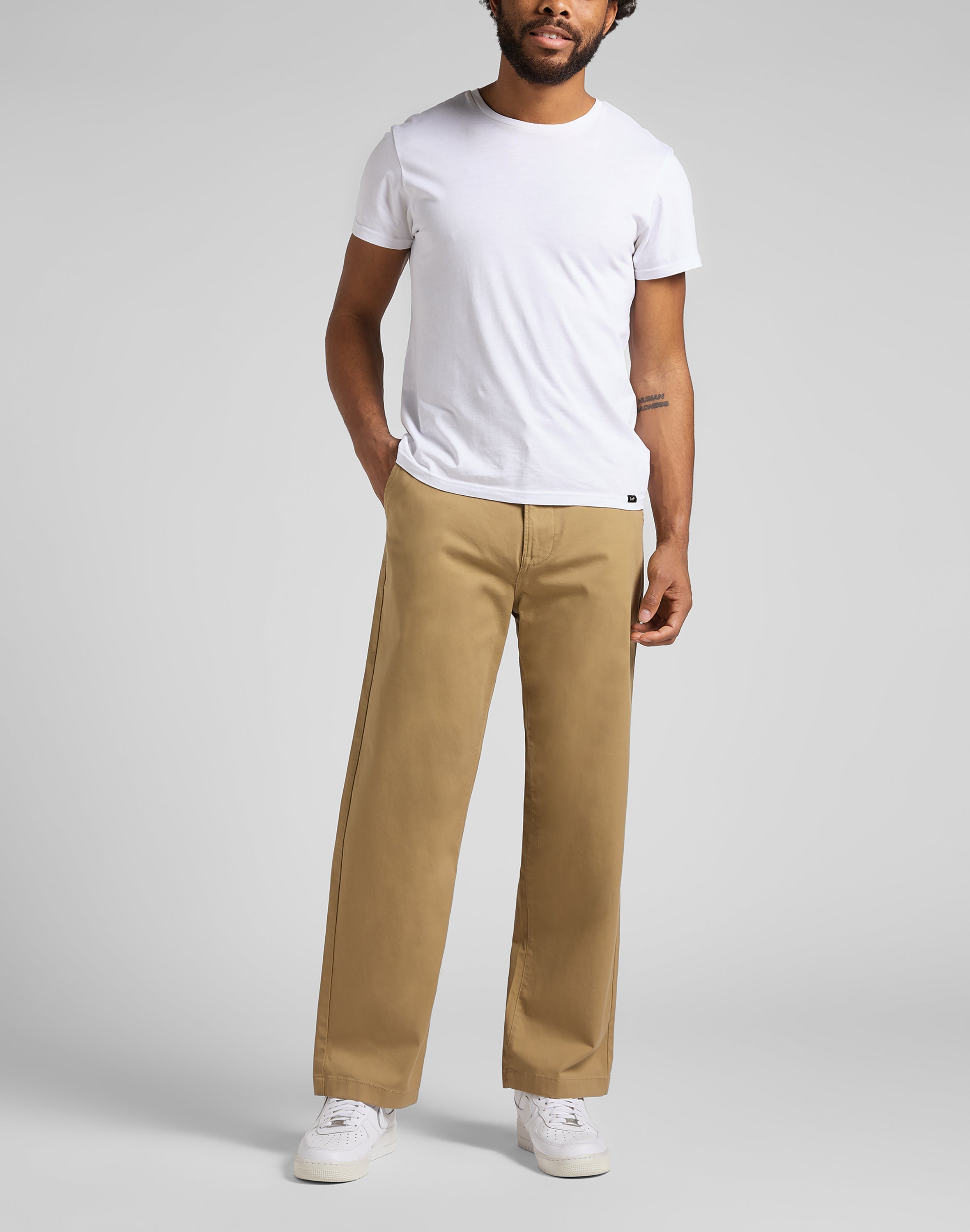 Loose chino in clay pants Lee