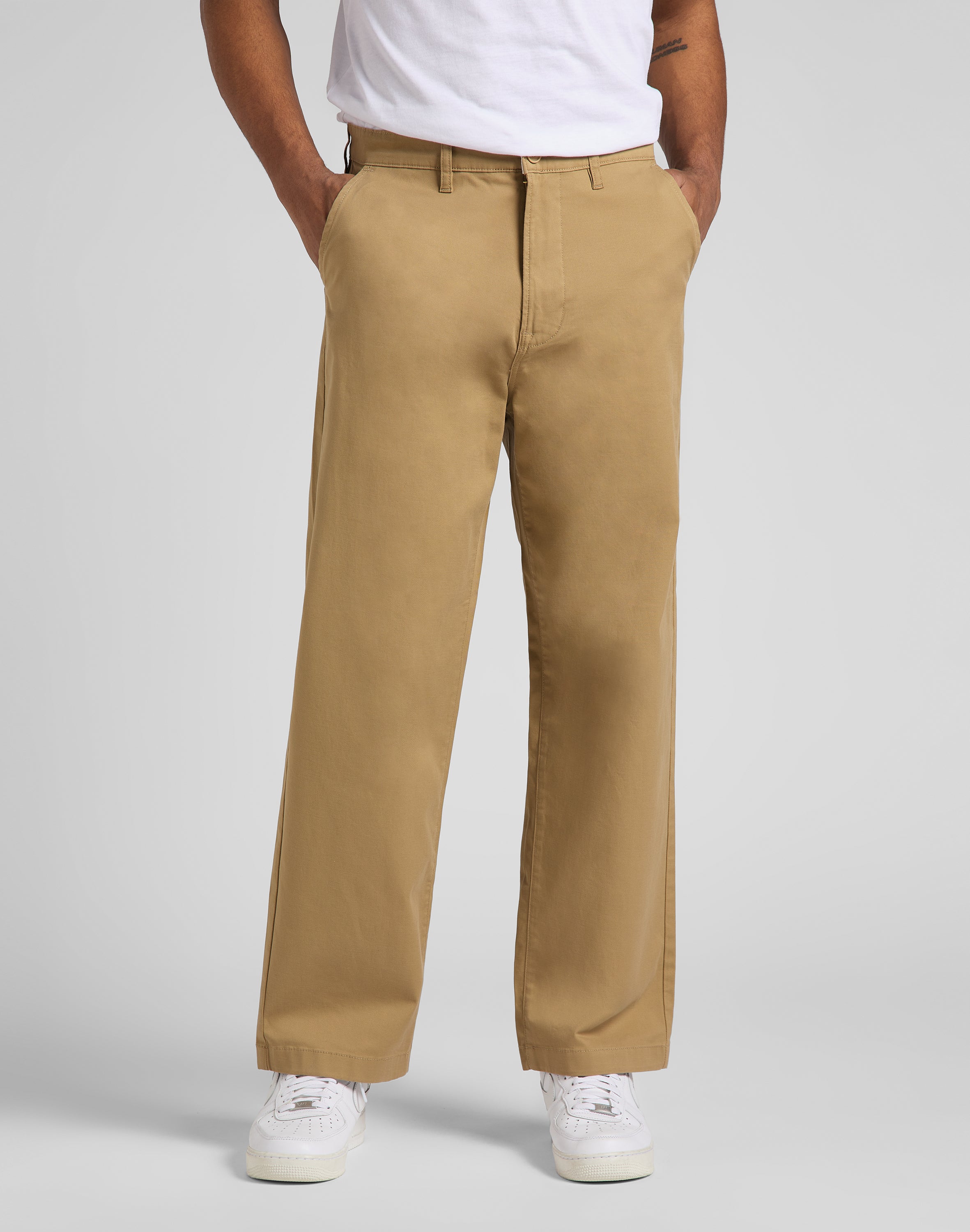 Loose chino in clay pants Lee
