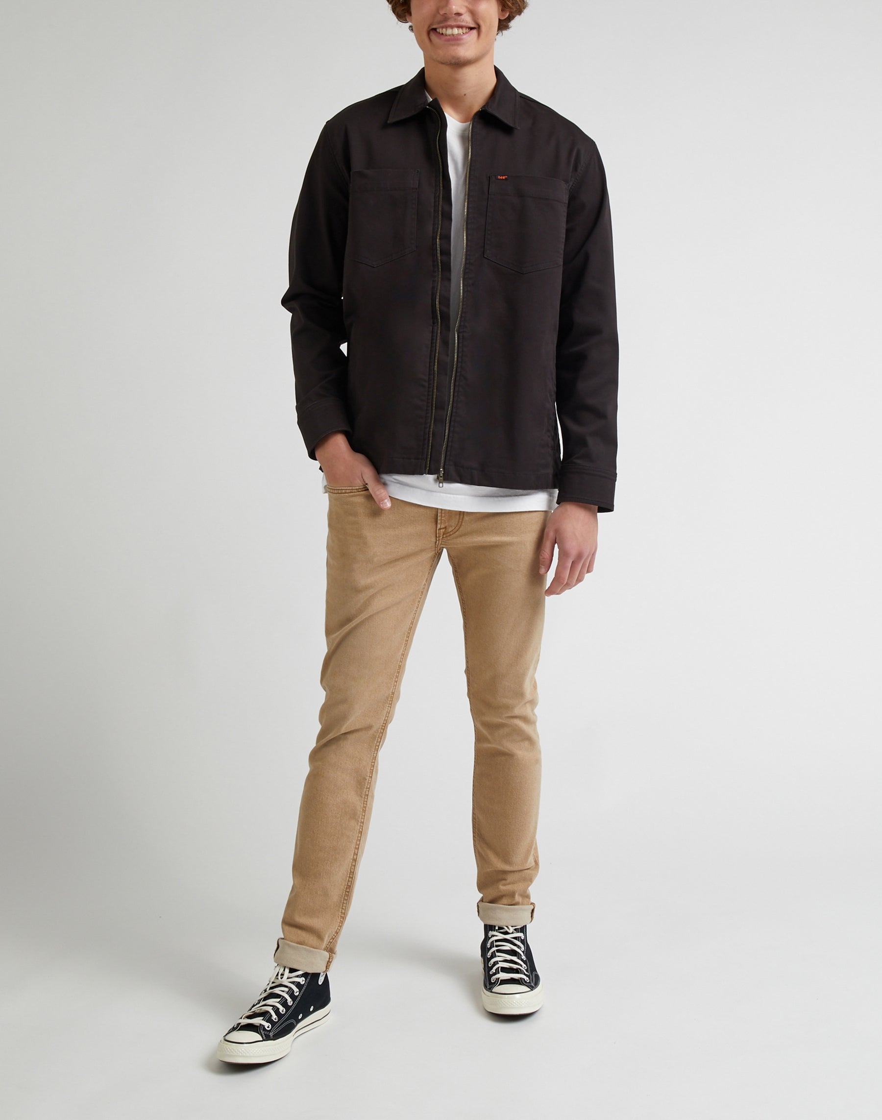 Luke Low Stretch in Chestnut Light Pants Lee
