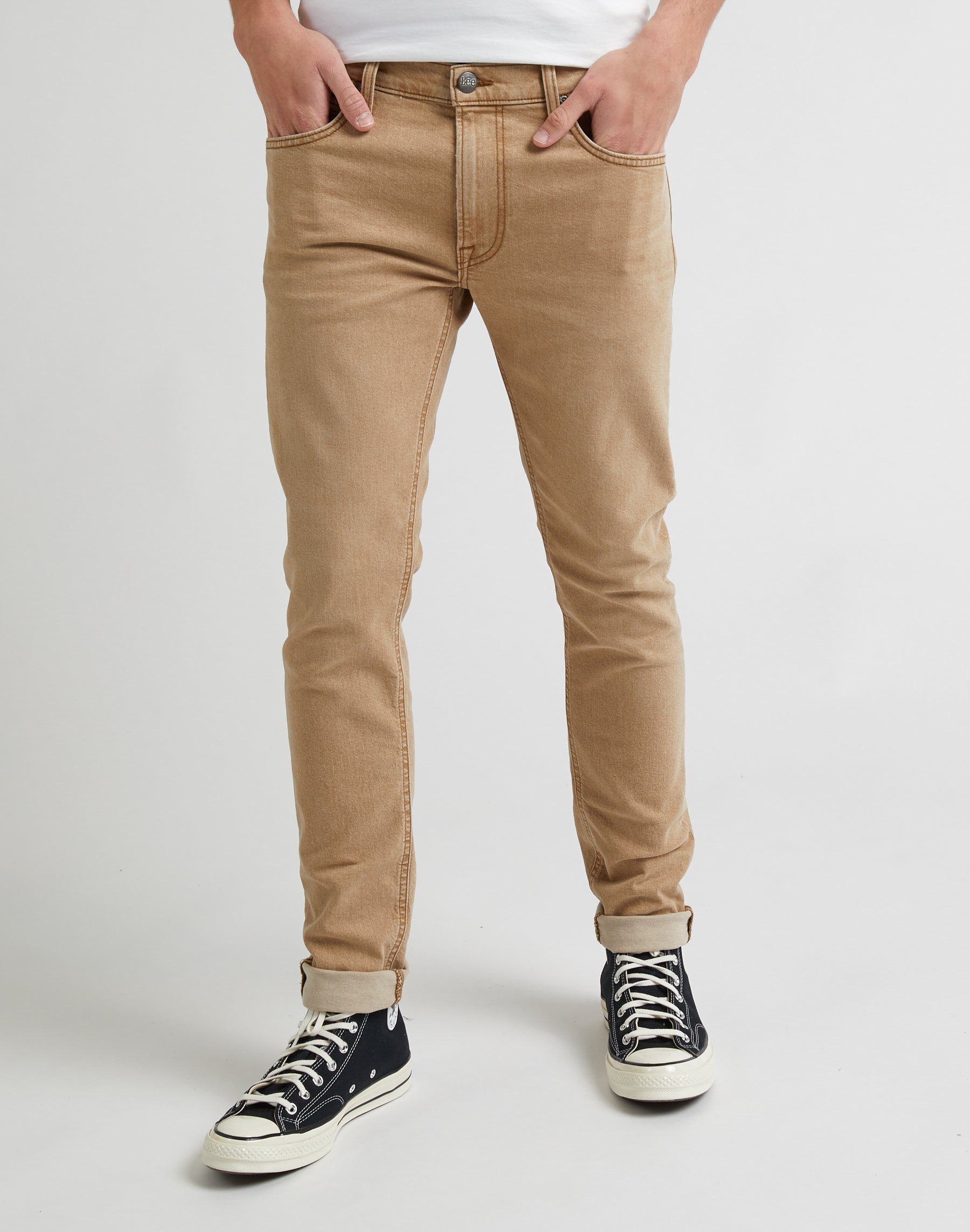 Luke Low Stretch in Chestnut Light Pants Lee