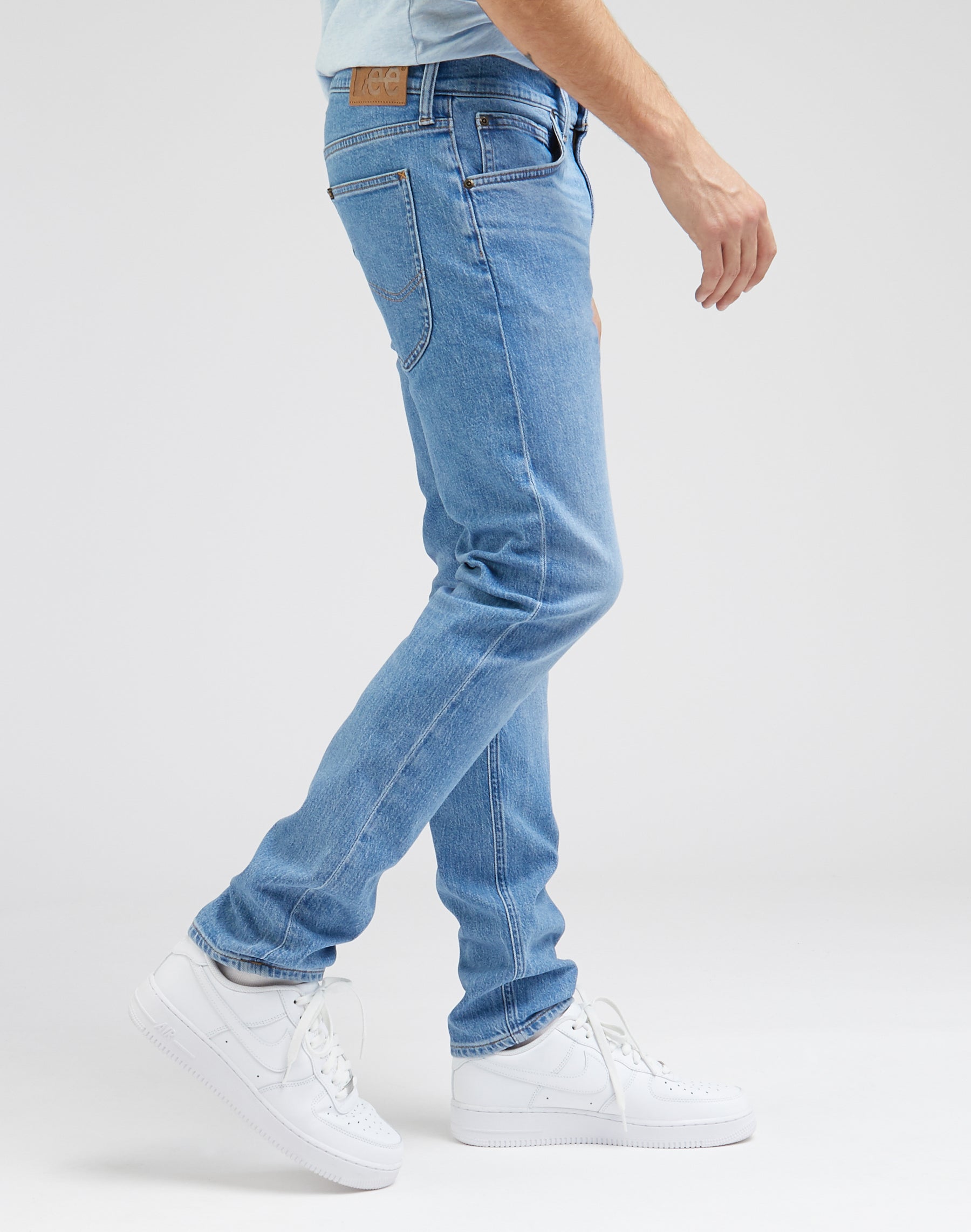 Luke Low Stretch in Working Man Worn Jeans Lee