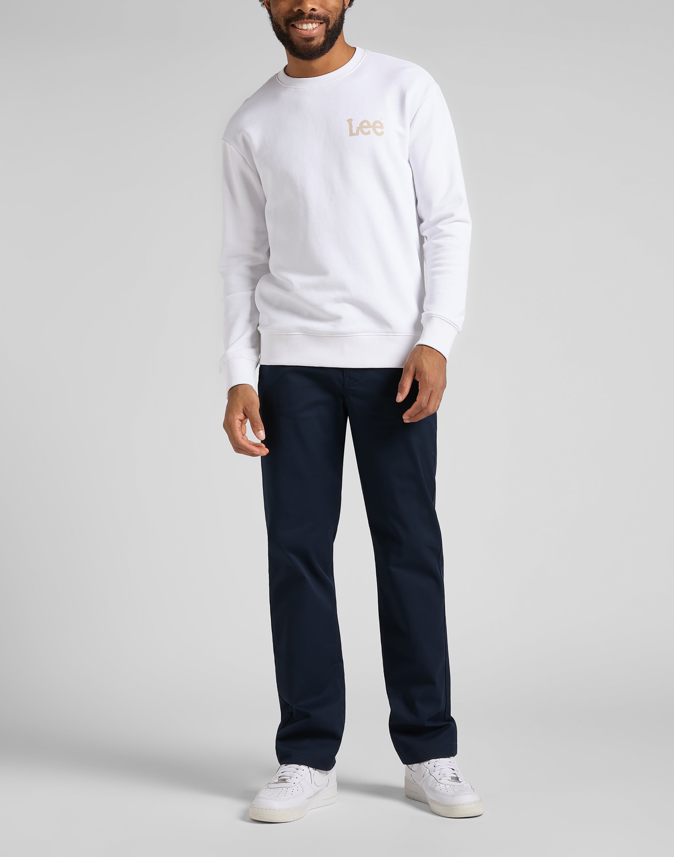 Regular chino in deep navy pants Lee