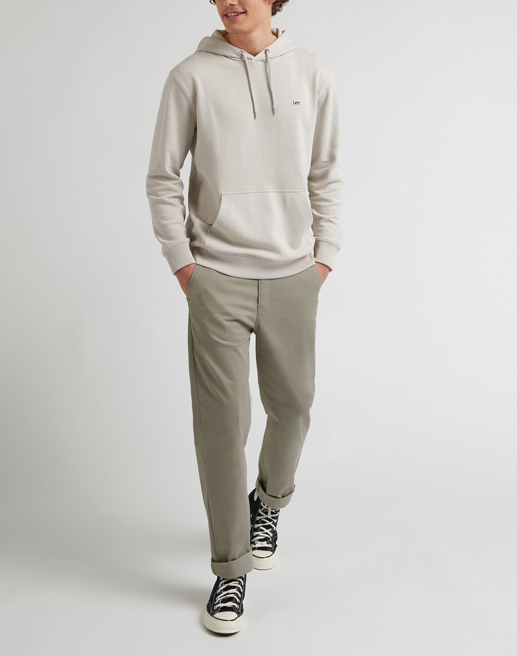 Regular chino in Mushroom pants Lee