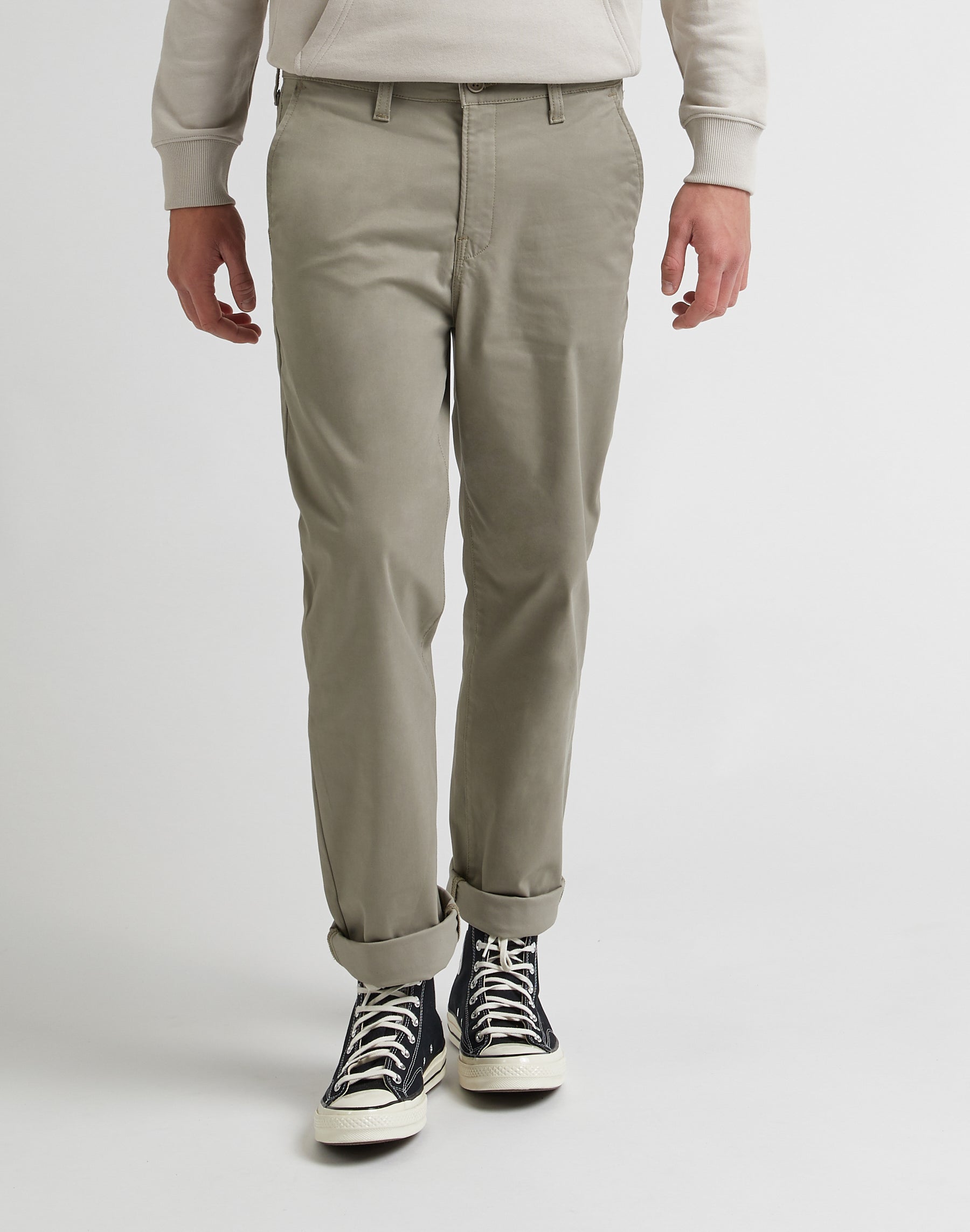 Regular chino in Mushroom pants Lee