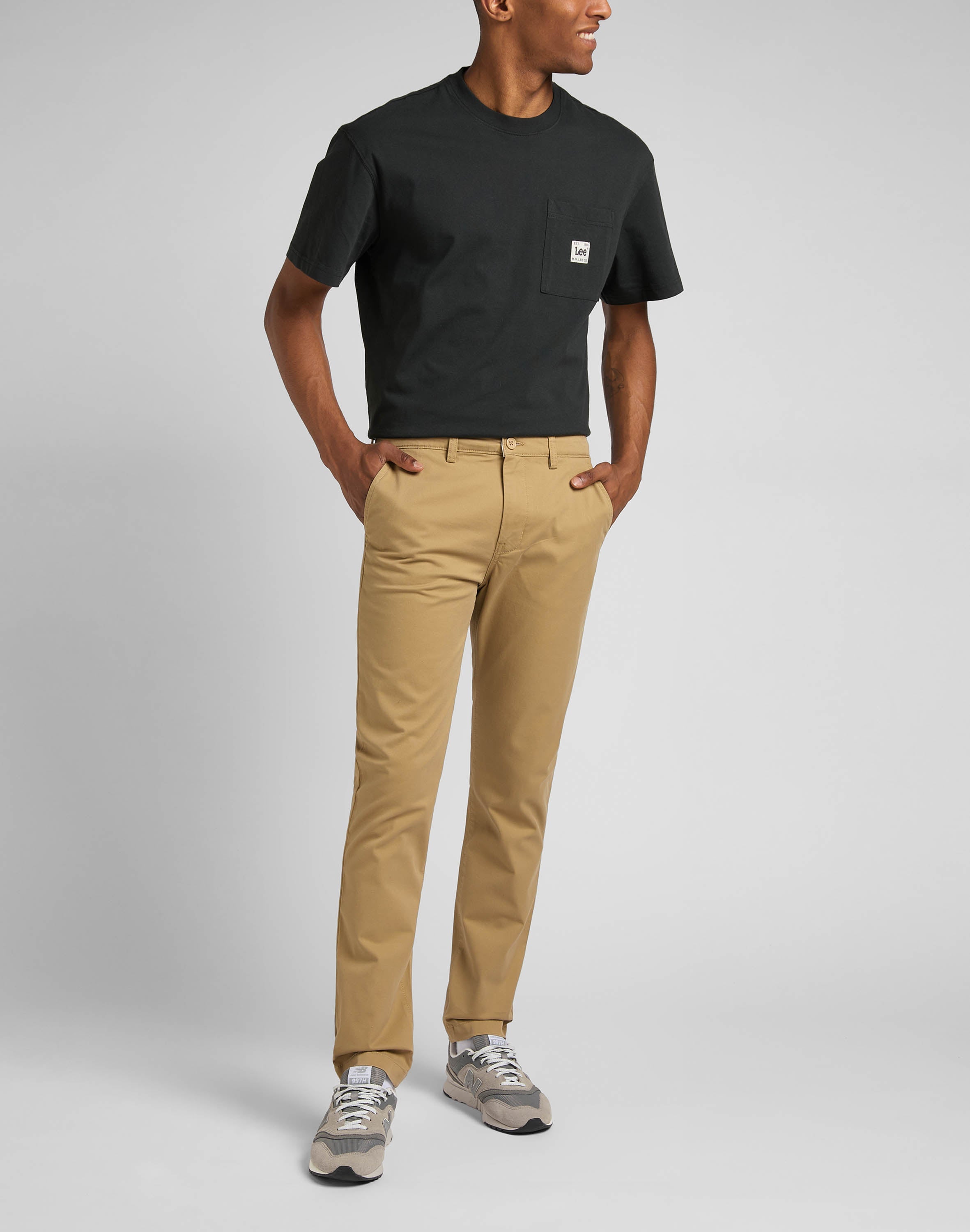 Slim chino in clay pants Lee