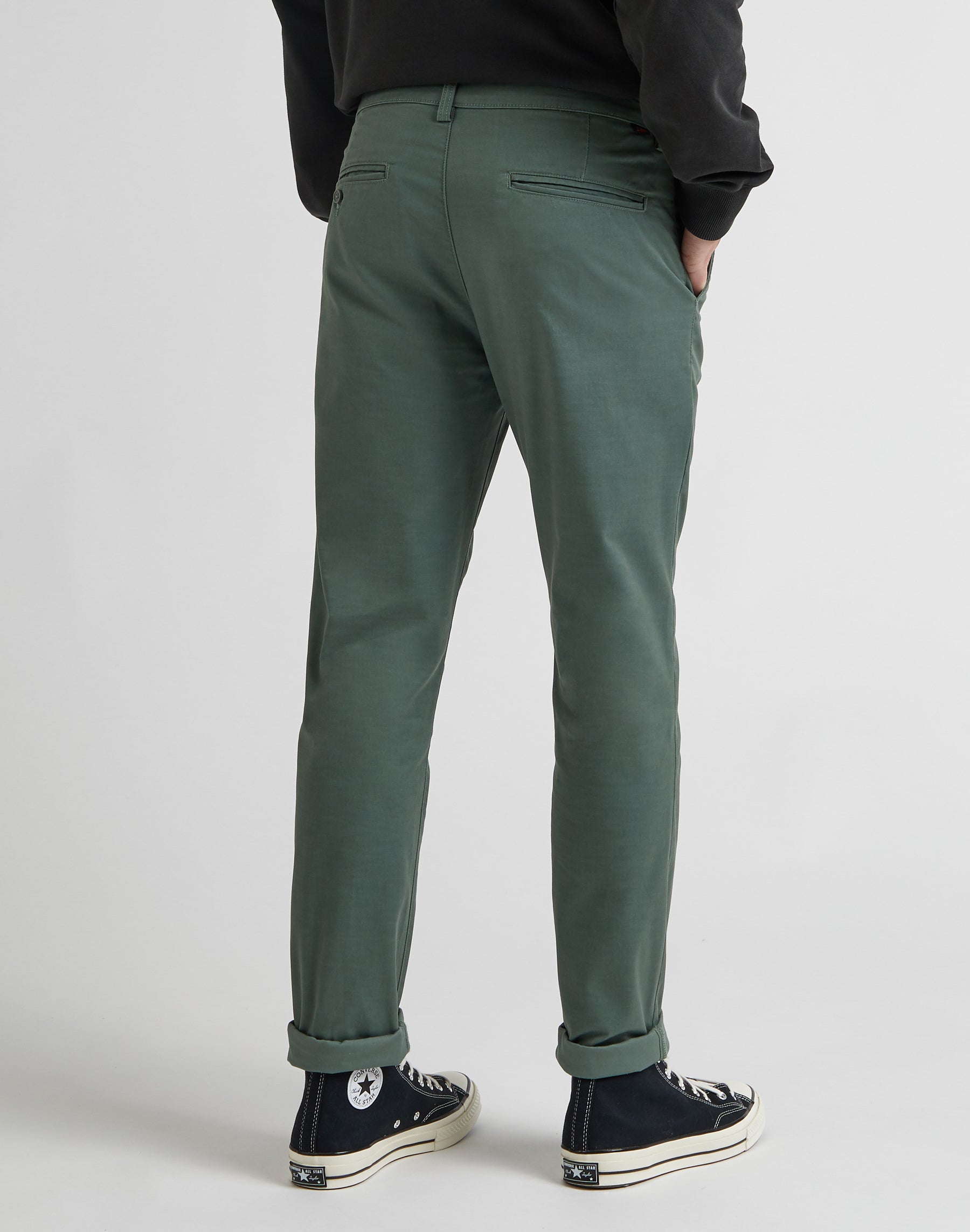 Slim Chino in Fort Green Pants Lee