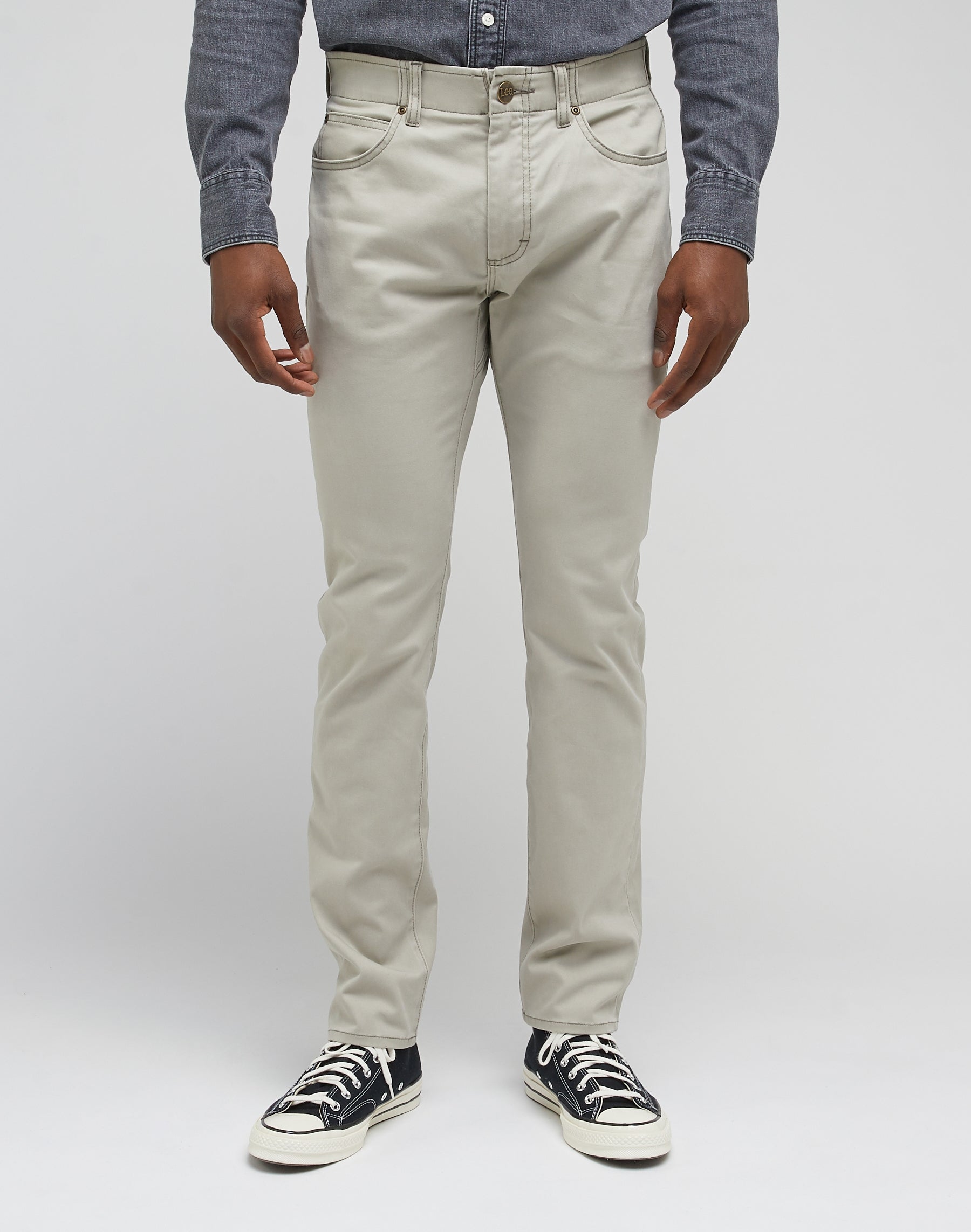 Slim Fit MVP in Mushroom Pants Lee