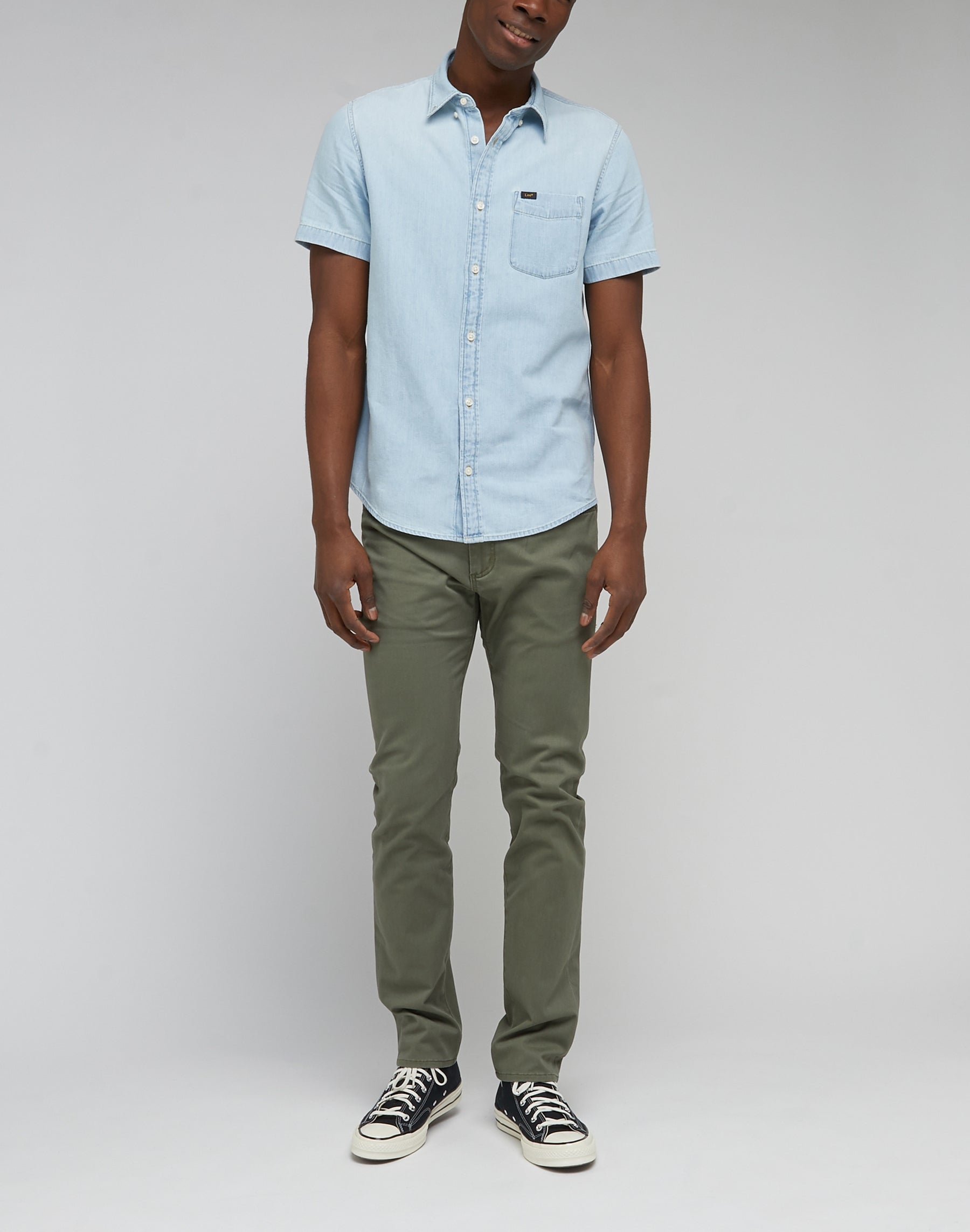 Slim Fit MVP in Muted Olive Pants Lee
