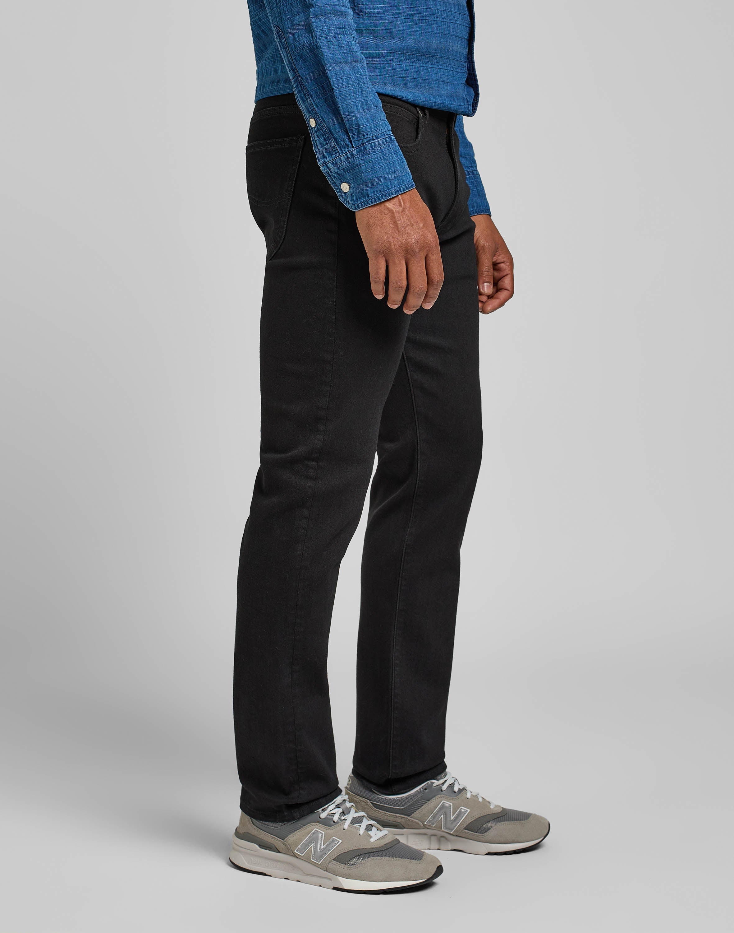Slim Fit MVP in Black Jeans Lee