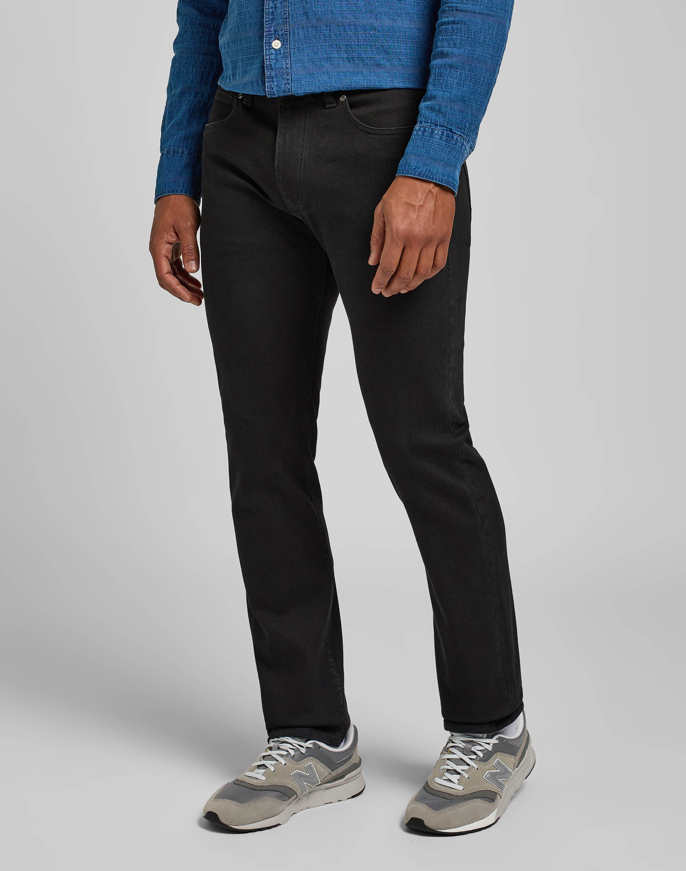 Slim Fit MVP in Black Jeans Lee