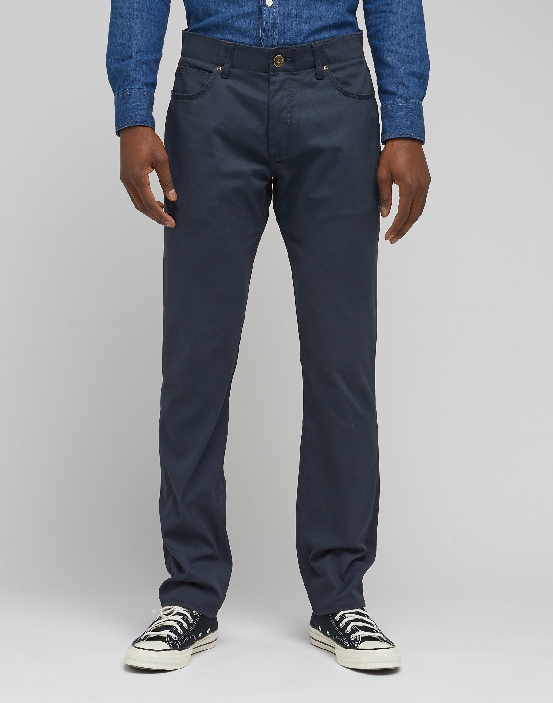 Straight Fit Mvp in Navy Pants Lee