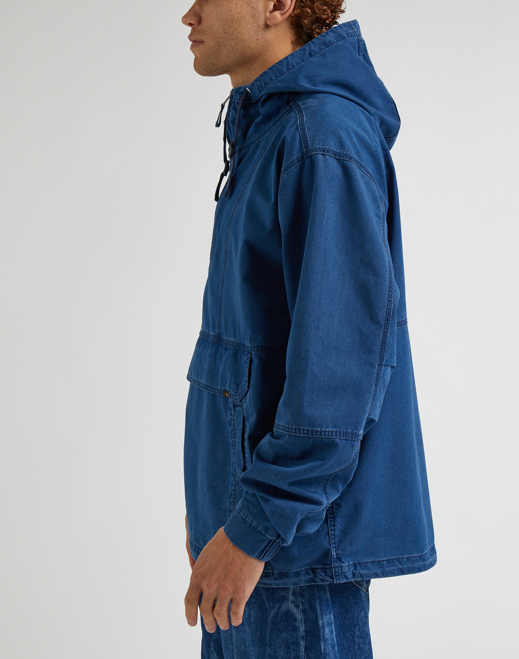 Anorak in indigo jackets Lee